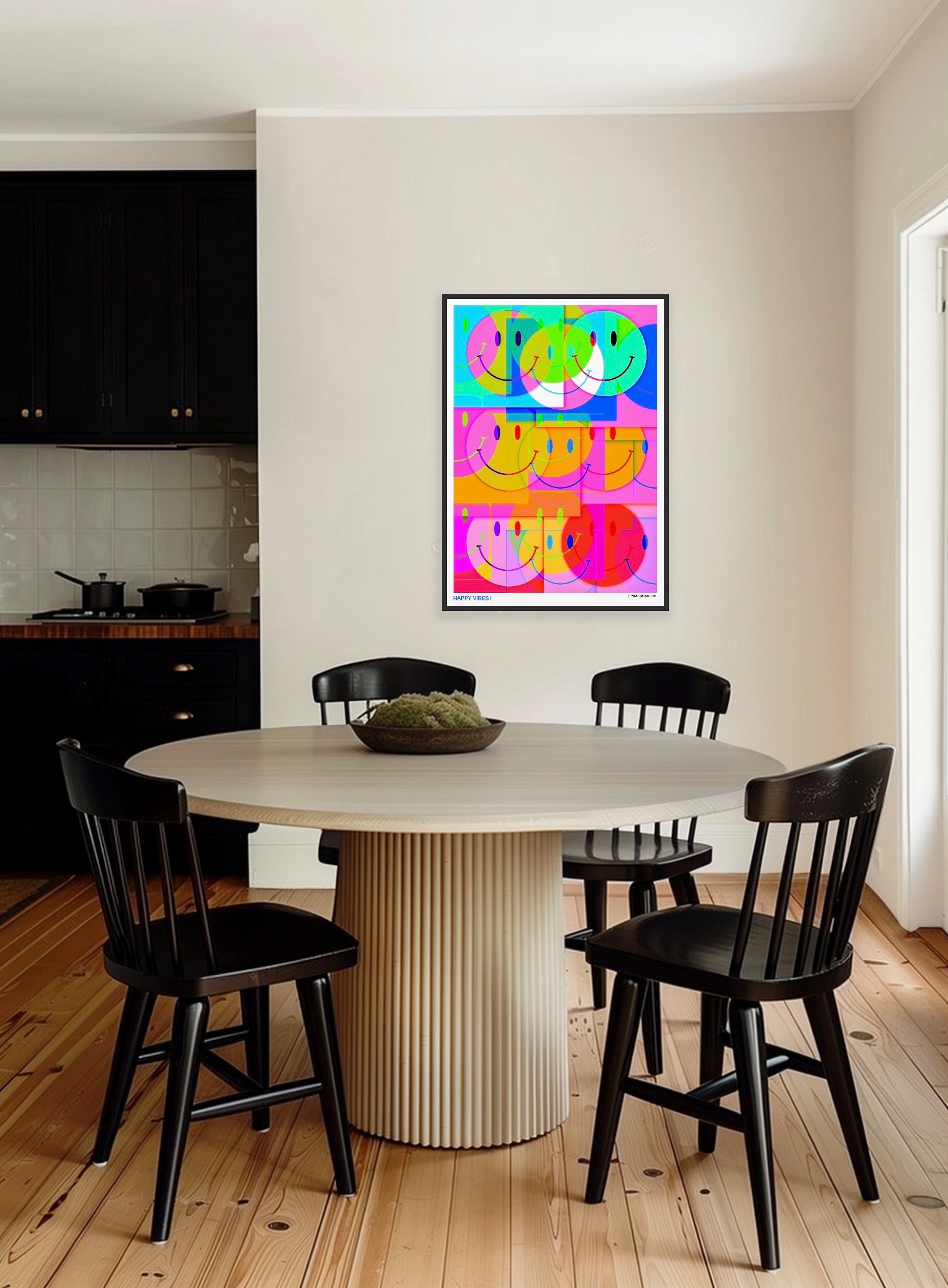HAPPY VIBES I - PlasteringPosters.com | Fine Art Printed Poster