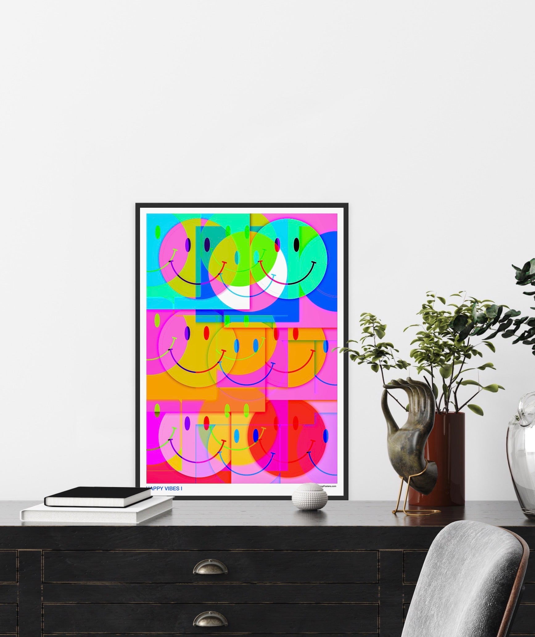 HAPPY VIBES I - PlasteringPosters.com | Fine Art Printed Poster