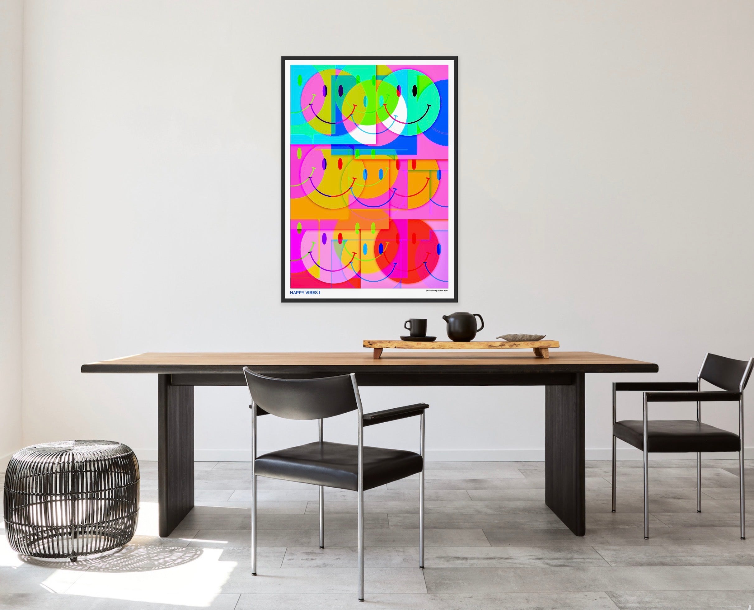 HAPPY VIBES I - PlasteringPosters.com | Fine Art Printed Poster
