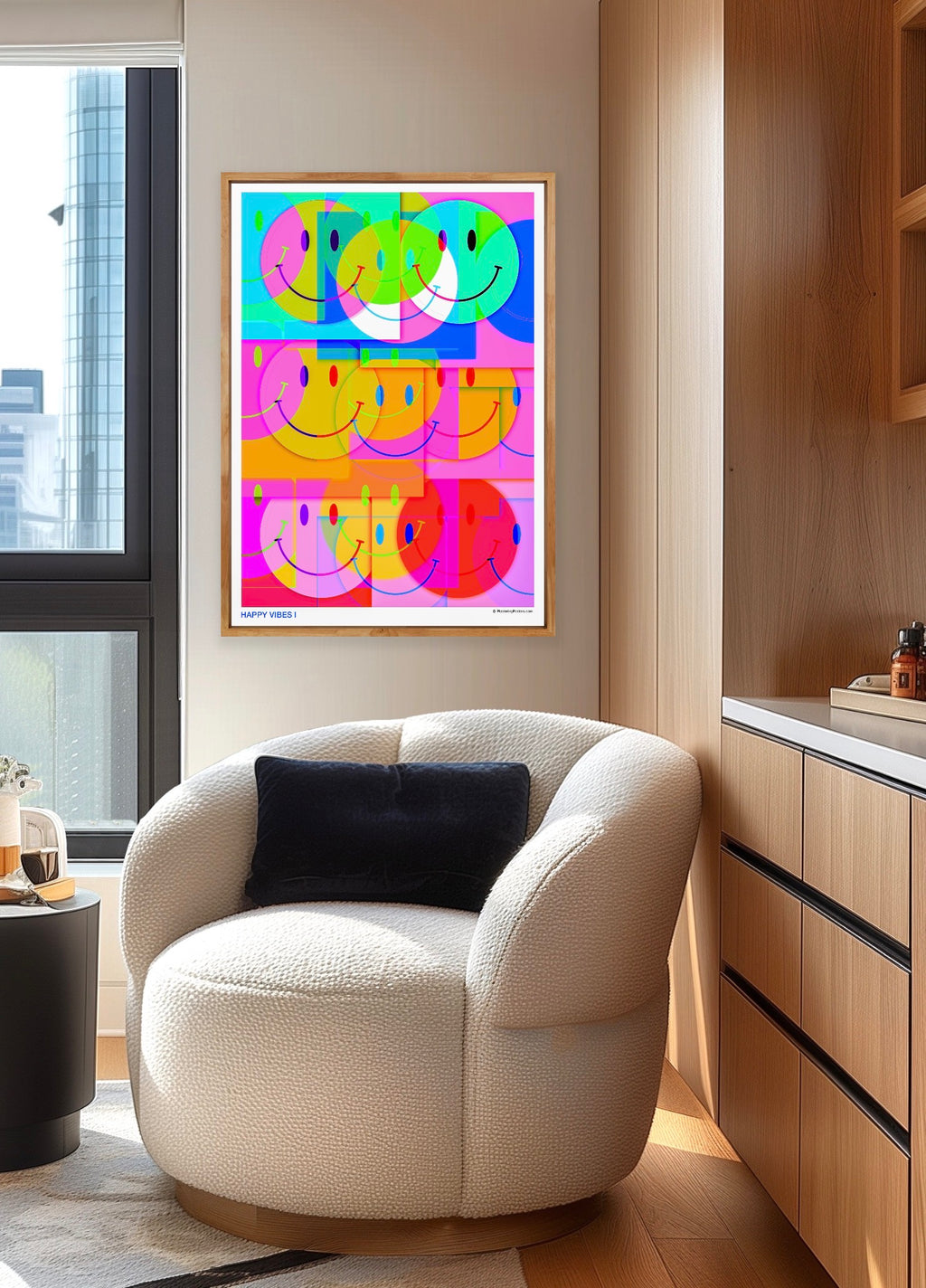 HAPPY VIBES I - PlasteringPosters.com | Fine Art Printed Poster
