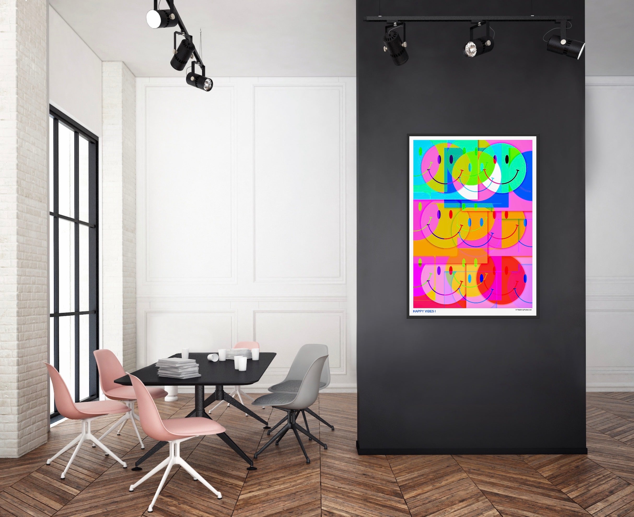 HAPPY VIBES I - PlasteringPosters.com | Fine Art Printed Poster