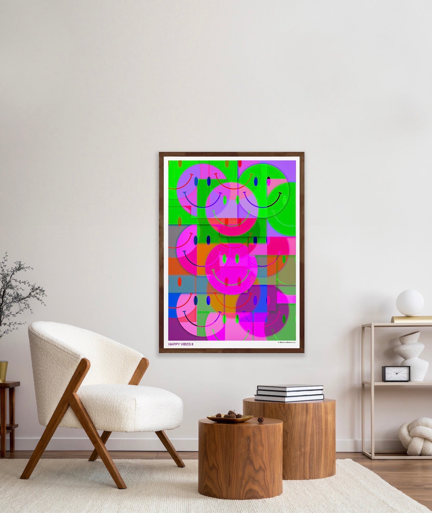 HAPPY VIBES II - PlasteringPosters.com | Fine Art Printed Poster