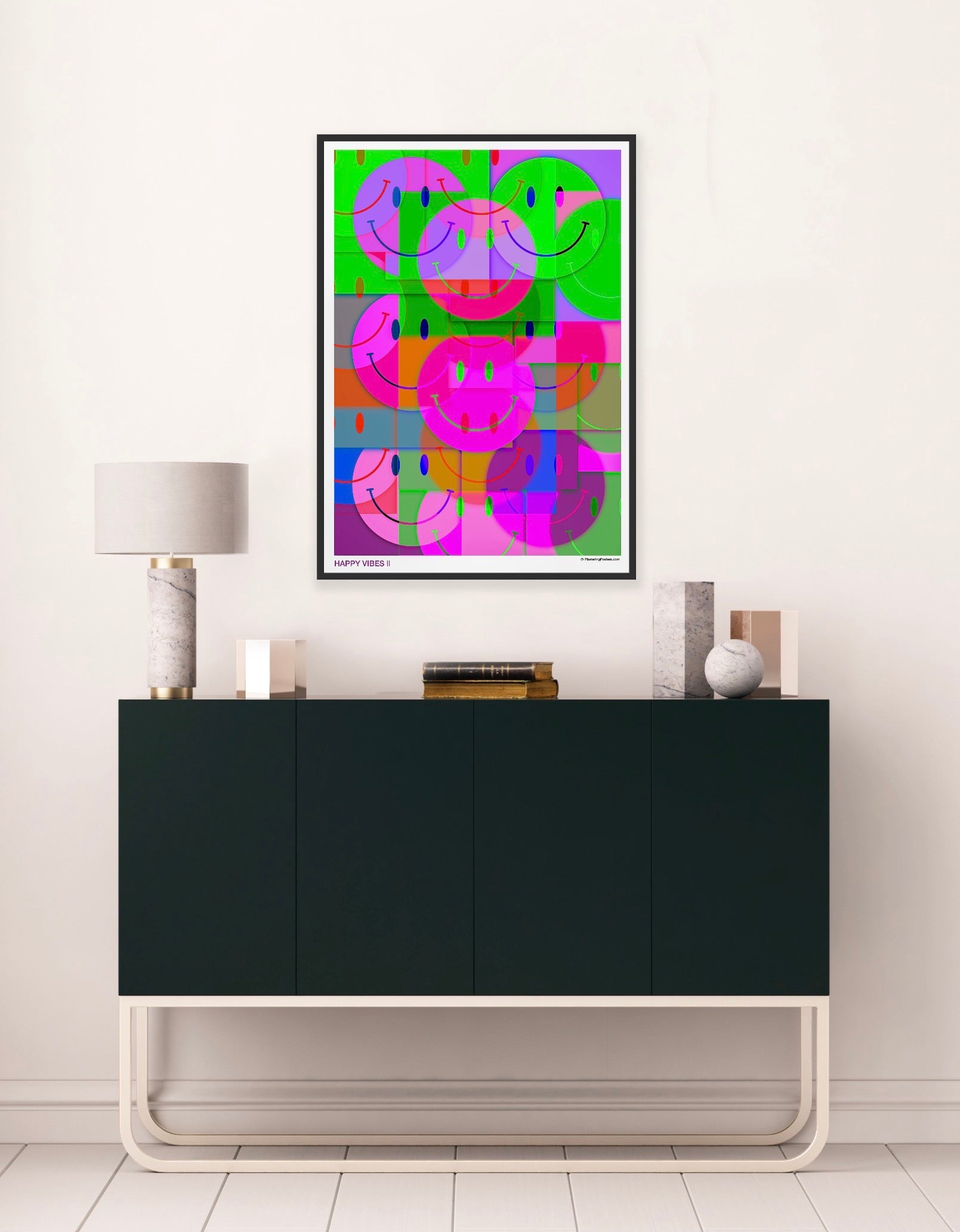 HAPPY VIBES II - PlasteringPosters.com | Fine Art Printed Poster