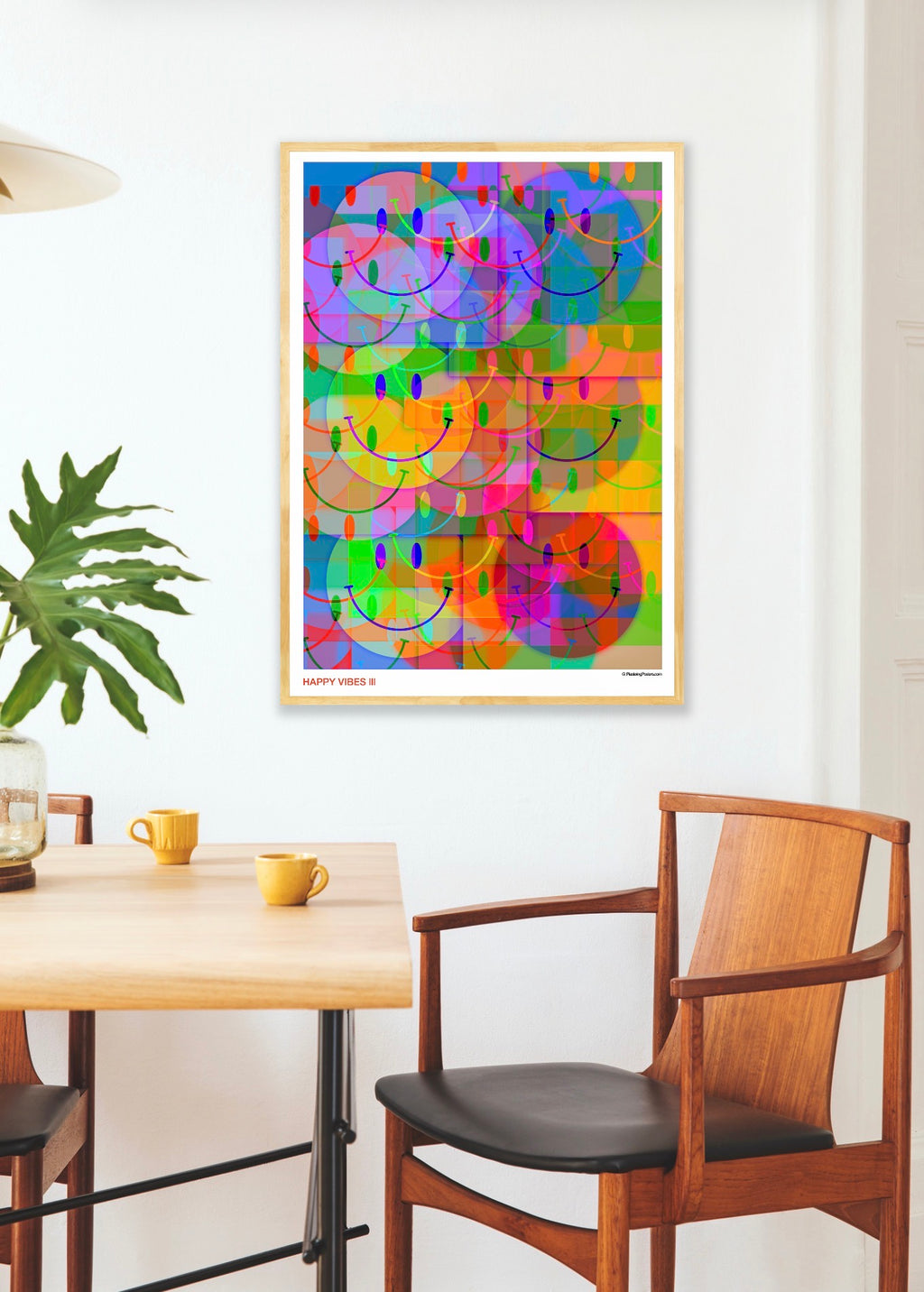 HAPPY VIBES III - PlasteringPosters.com | Fine Art Printed Posters