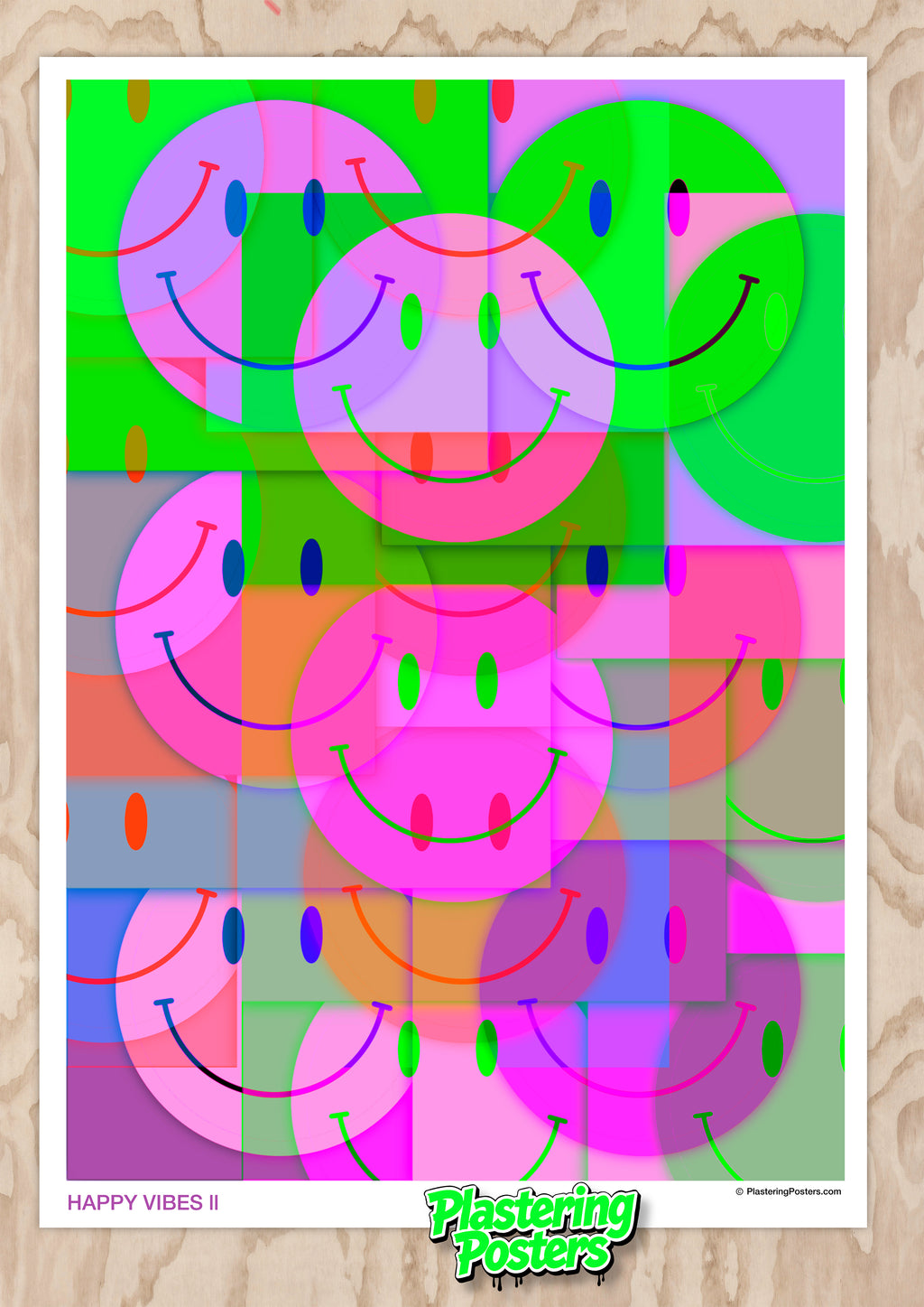 HAPPY VIBES II - PlasteringPosters.com | Fine Art Printed Poster