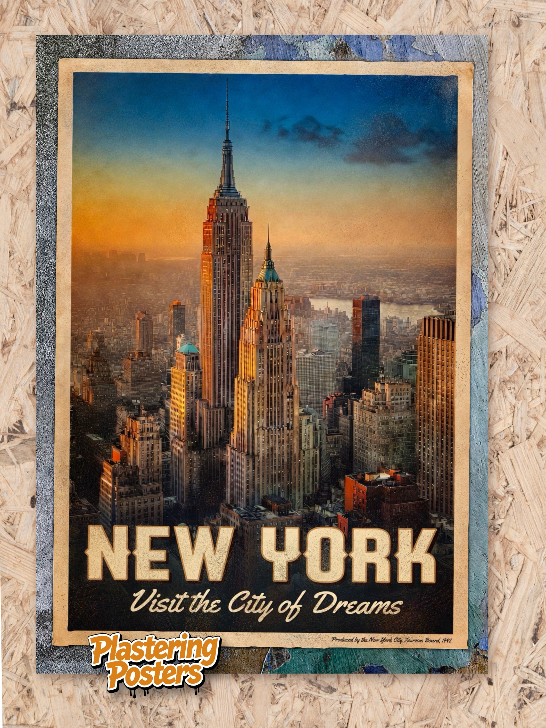 THE CITY of DREAMS - PlasteringPosters.com | Fine Art Printed Posters
