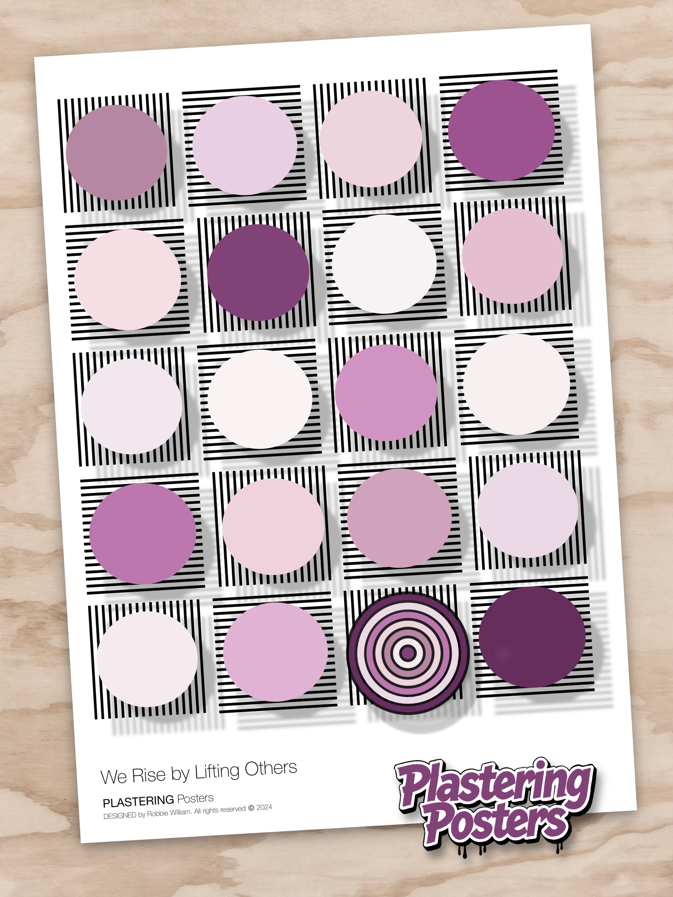BAUHAUS 1919-1933 D003 V4 | We Rise By Lifting Others | Fine Art Poster | PlasteringPosters.com