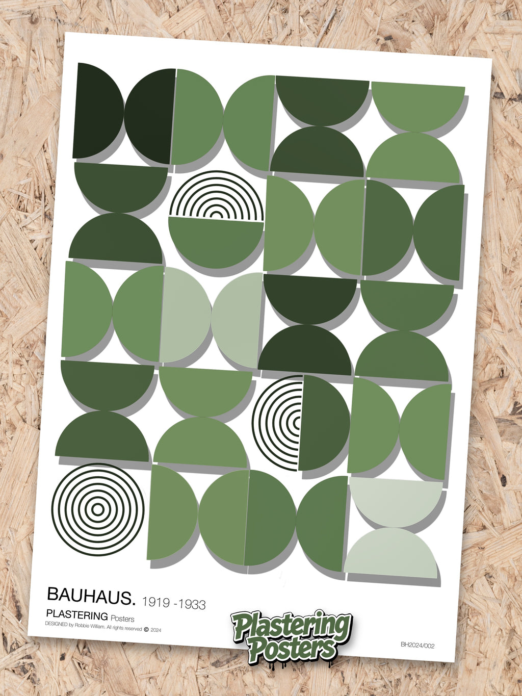 BAUHAUS 1919-1933 D002 V3 | Fine Art Poster | PlasteringPosters.com