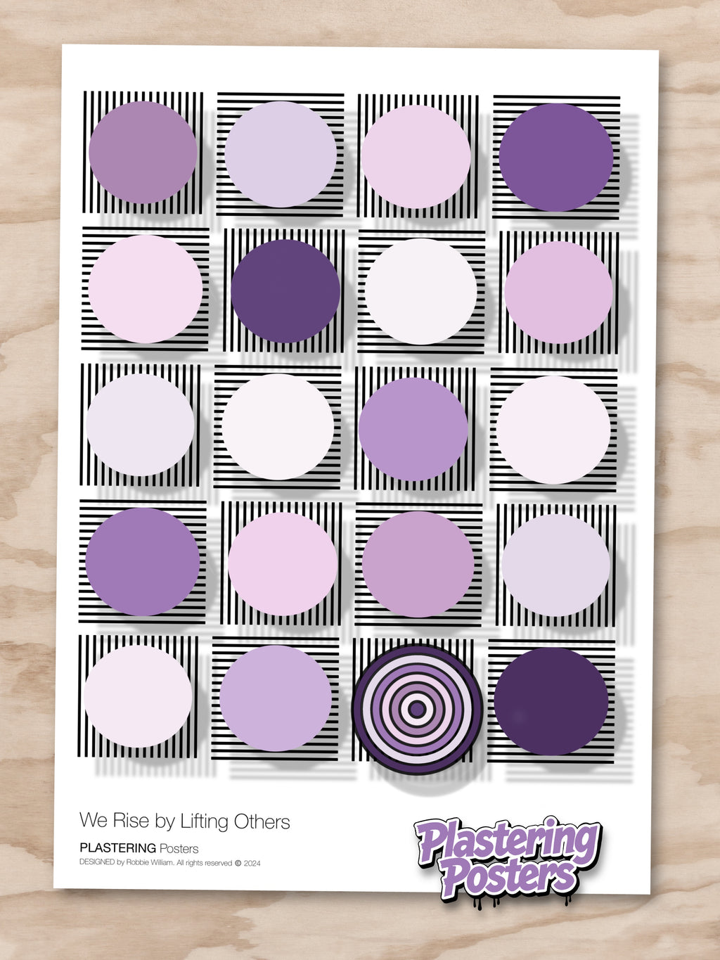 BAUHAUS 1919-1933 D003 V3 | We Rise By Lifting Others | Fine Art Poster | PlasteringPosters.com
