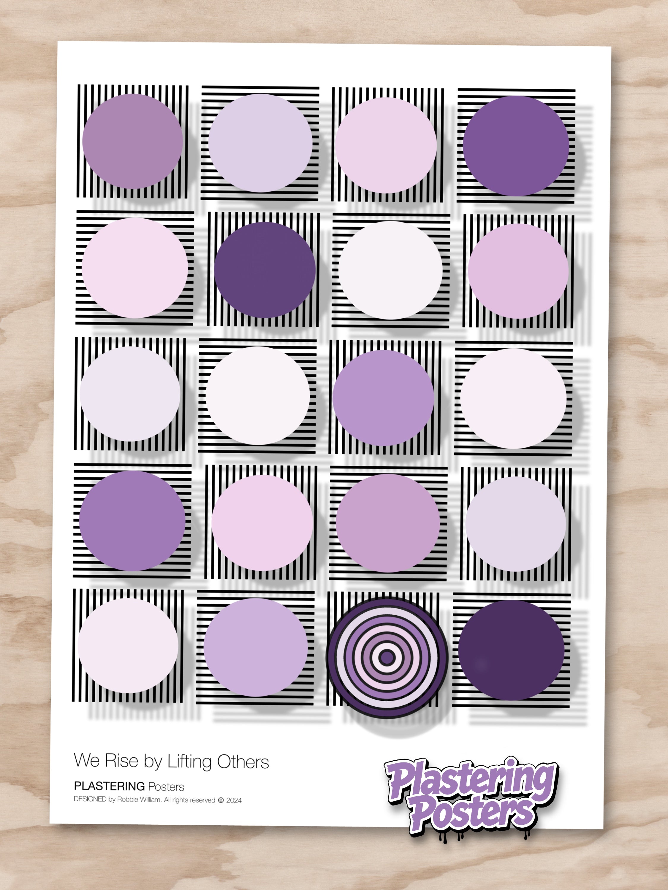 BAUHAUS 1919-1933 D003 V3 | We Rise By Lifting Others | Fine Art Poster | PlasteringPosters.com