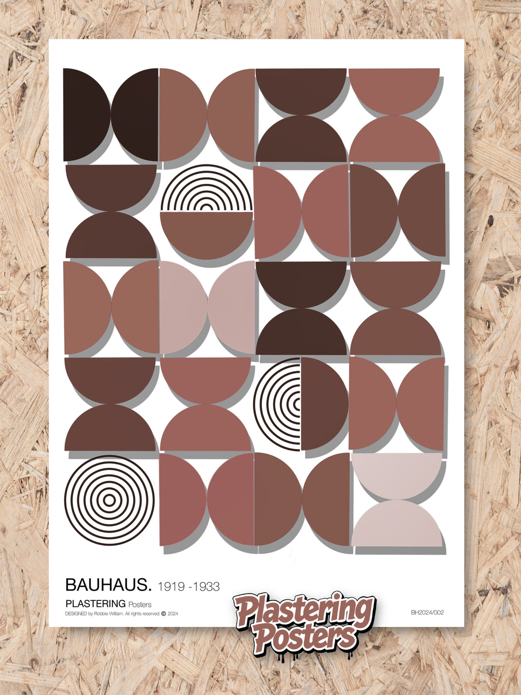 BAUHAUS 1919-1933 D002 V2 | Fine Art Poster | PlasteringPosters.com