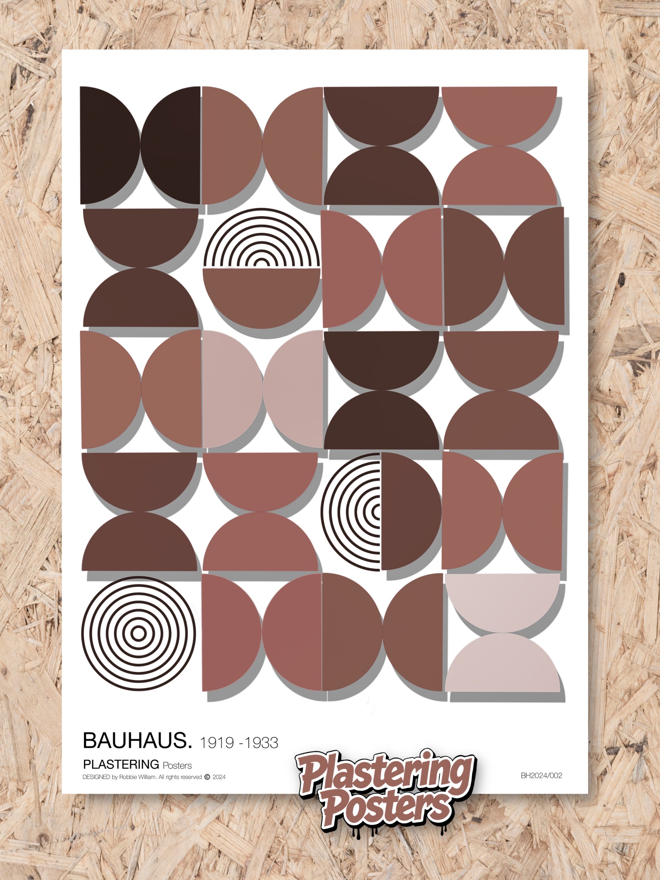 BAUHAUS 1919-1933 D002 V2 | Fine Art Poster | PlasteringPosters.com