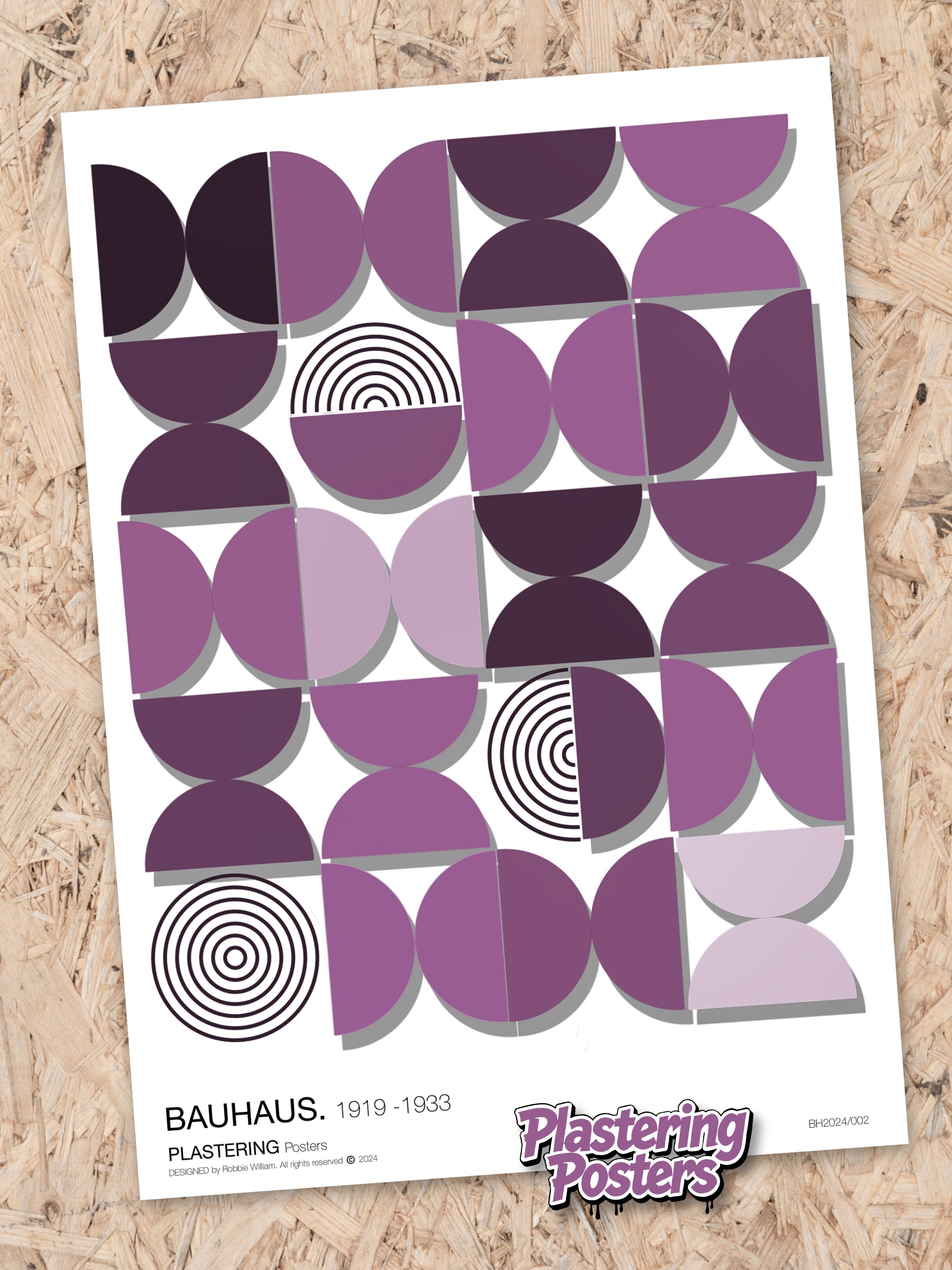 BAUHAUS 1919-1933 D002 V6 | Fine Art Poster | PlasteringPosters.com