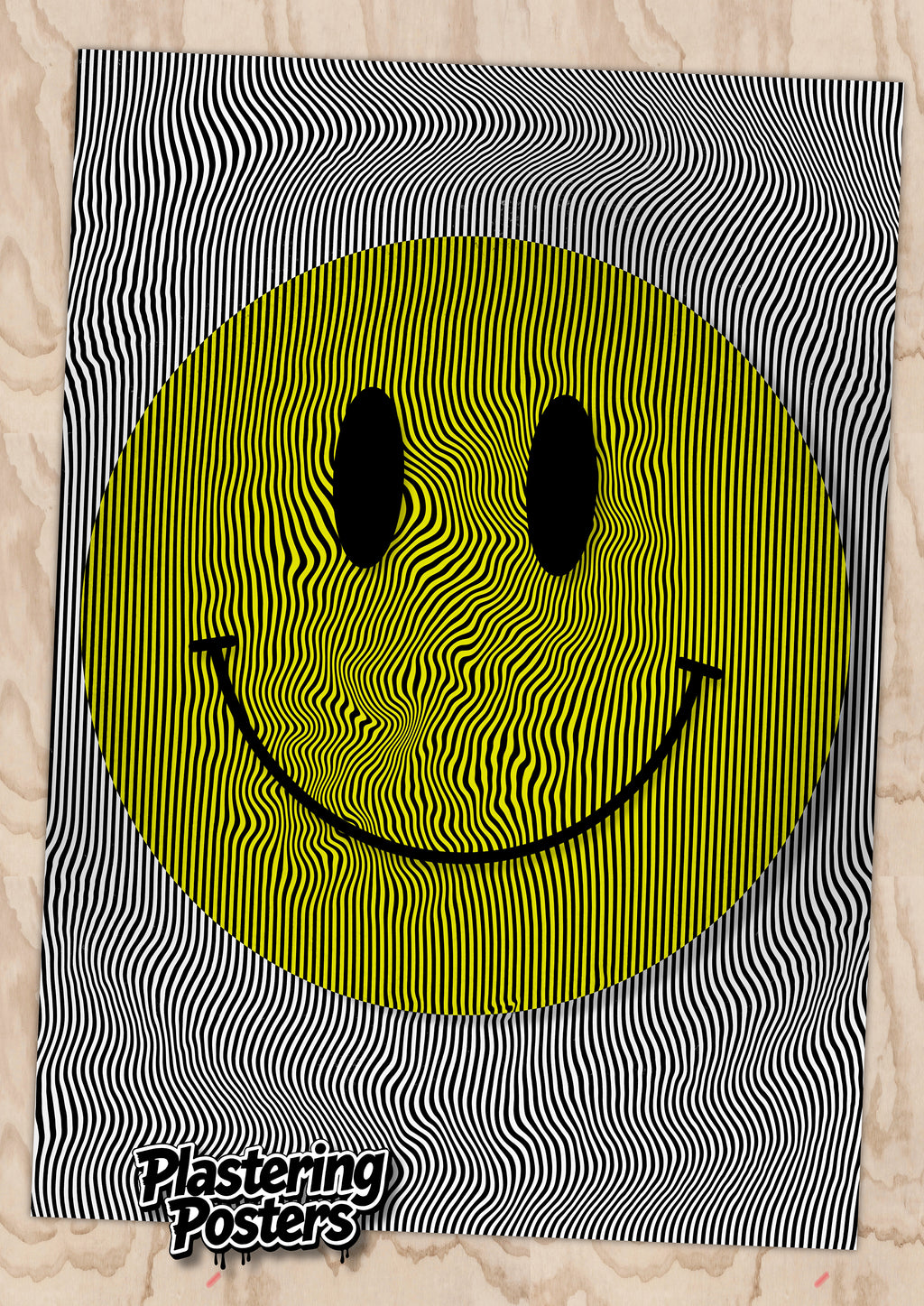 HAPPY VIBES X - PlasteringPosters.com | Fine Art Printed Posters