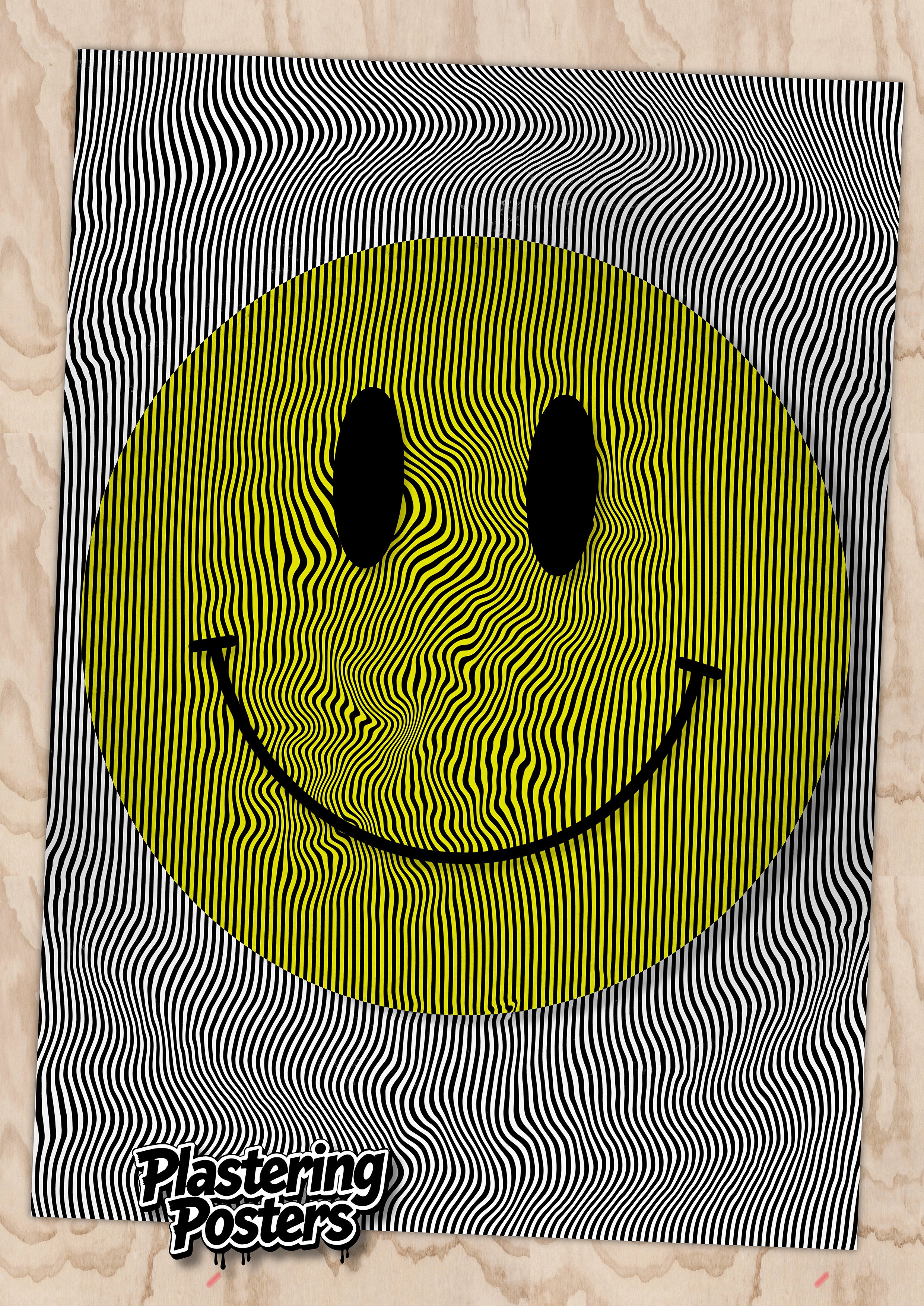 HAPPY VIBES X - PlasteringPosters.com | Fine Art Printed Posters