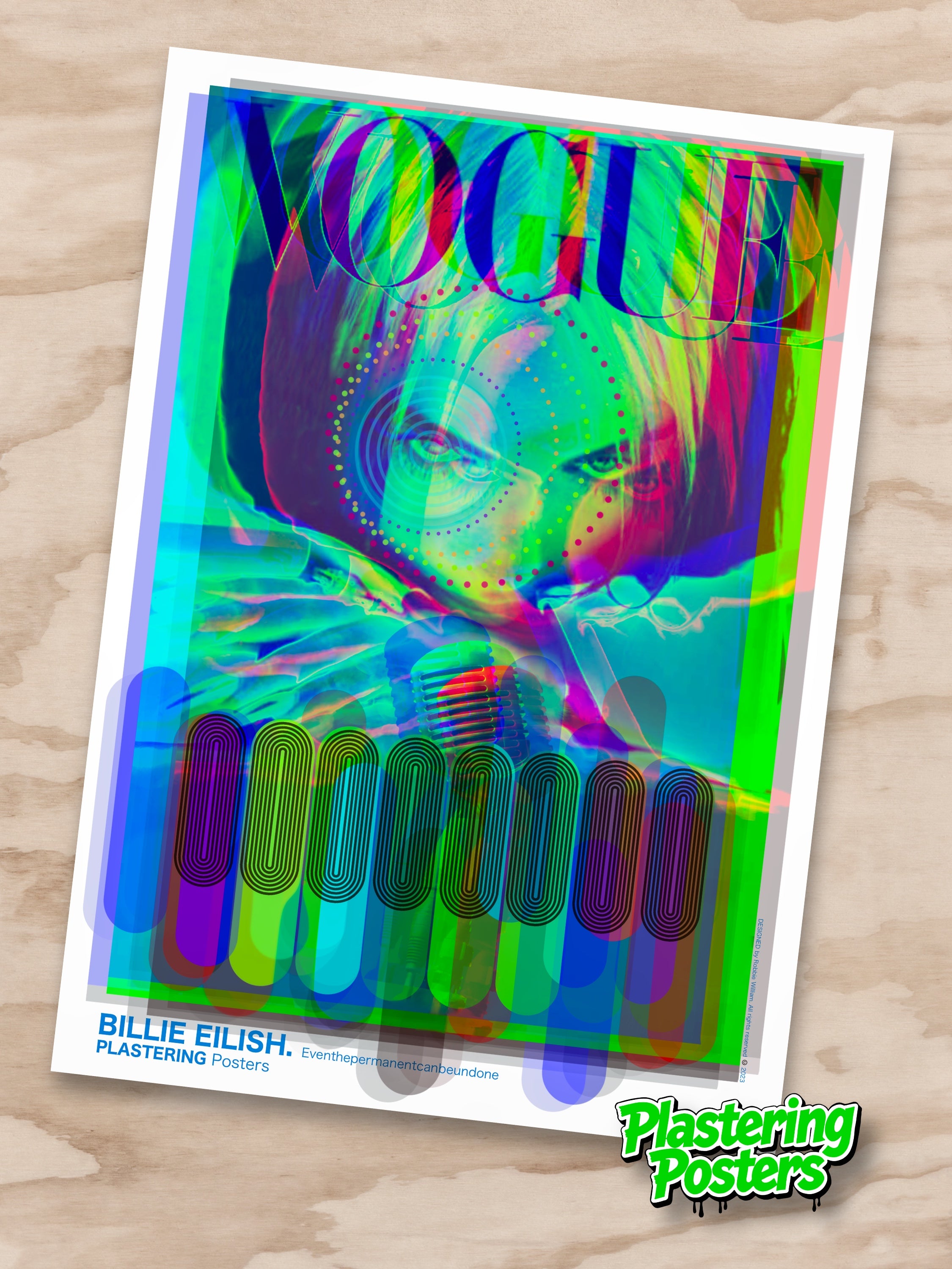 BILLIE - PlasteringPosters.com | Fine Art Printed Posters
