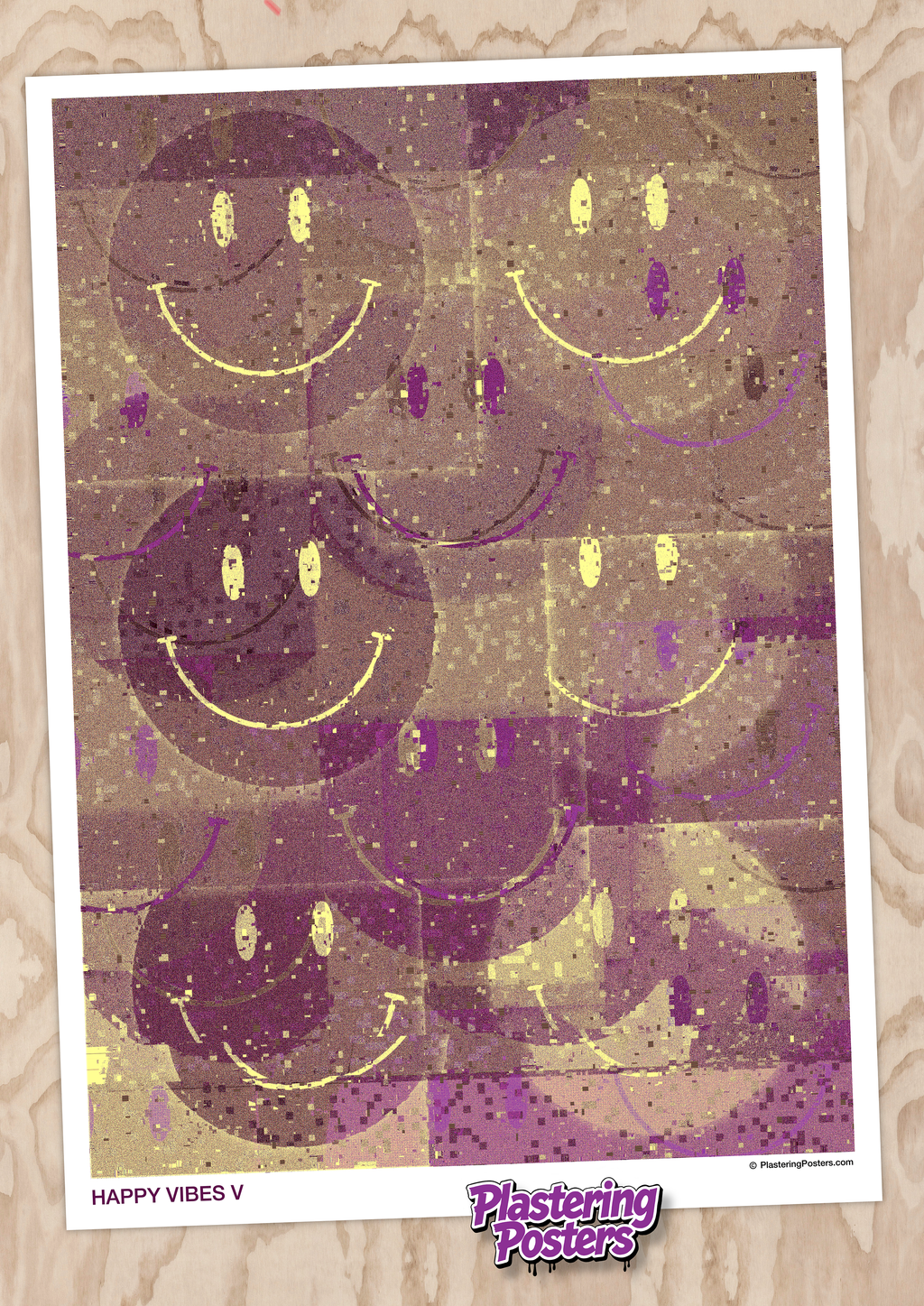 HAPPY VIBES V - PlasteringPosters.com | Fine Art Printed Poster