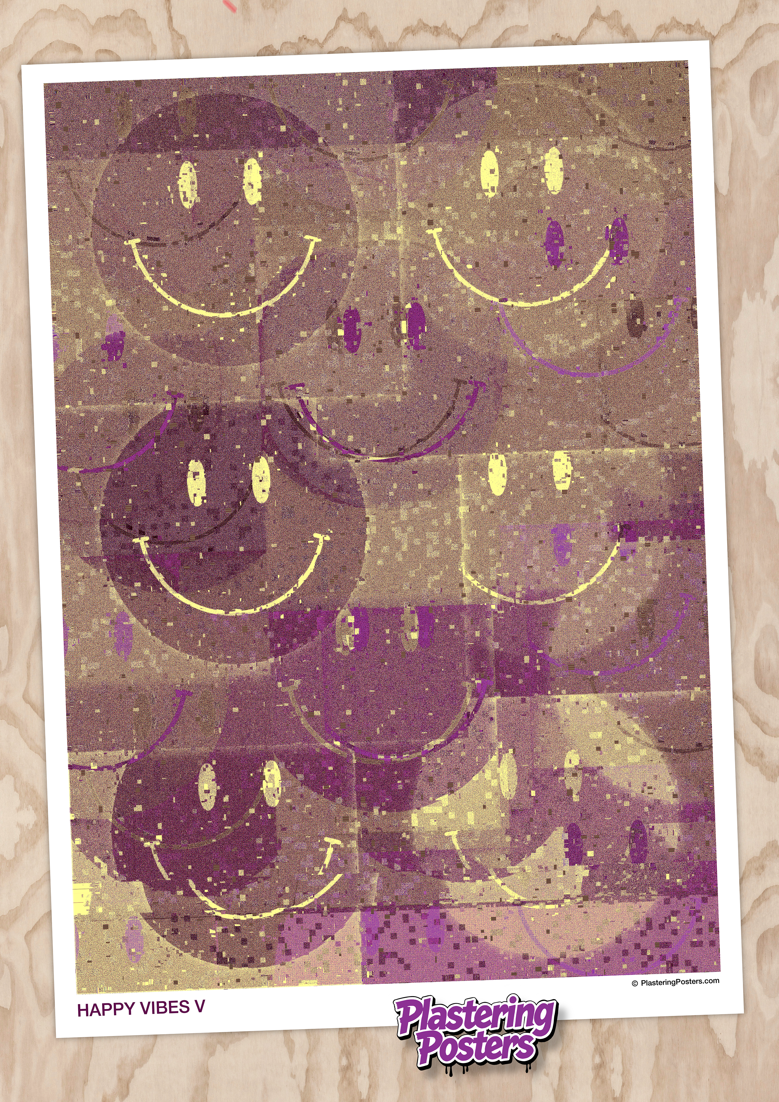 HAPPY VIBES V - PlasteringPosters.com | Fine Art Printed Poster