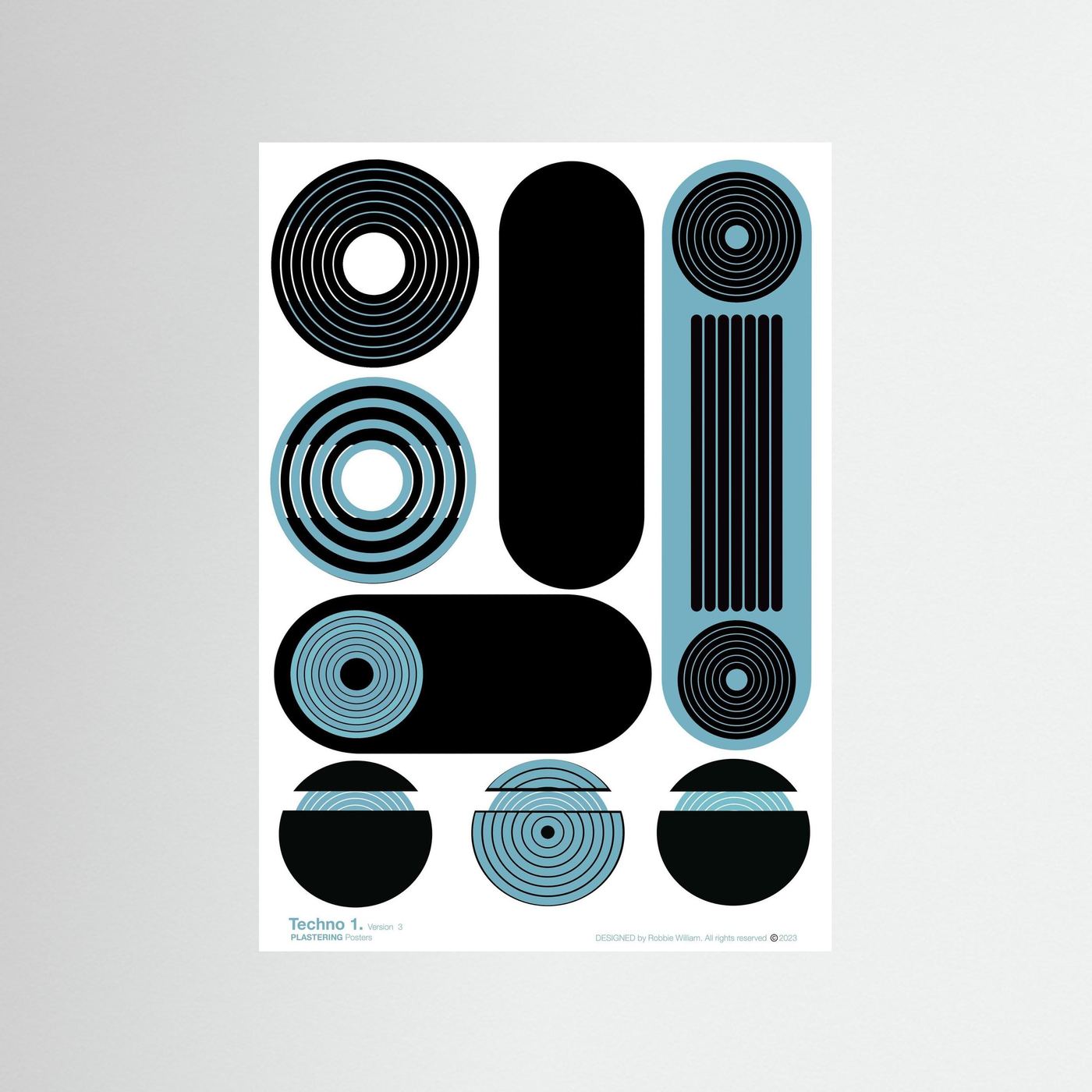 BAUHAUS 1919-1933 Techno 1 V3 - PlasteringPosters.com | Fine Art Printed Posters