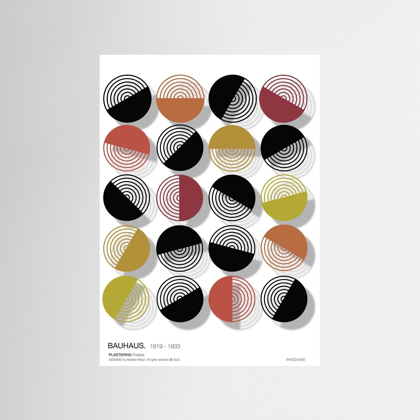 BAUHAUS 1919-1933 D001 V6 - PlasteringPosters.com | Fine Art Printed Posters