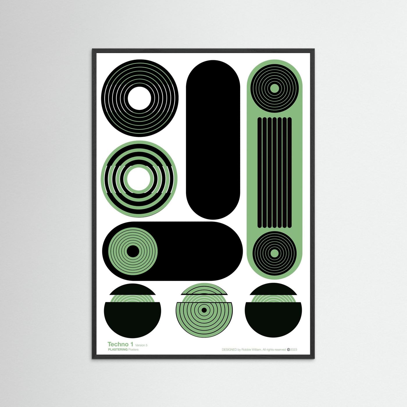 BAUHAUS 1919-1933 Techno 1 V5 - PlasteringPosters.com | Fine Art Printed Posters