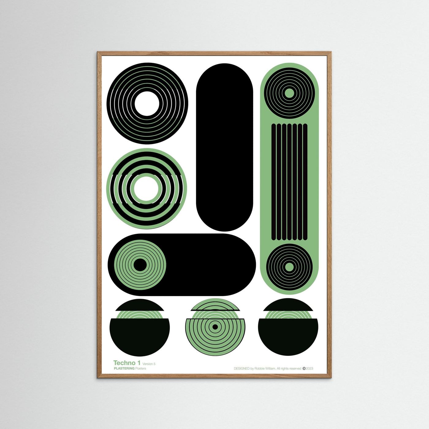 BAUHAUS 1919-1933 Techno 1 V5 - PlasteringPosters.com | Fine Art Printed Posters