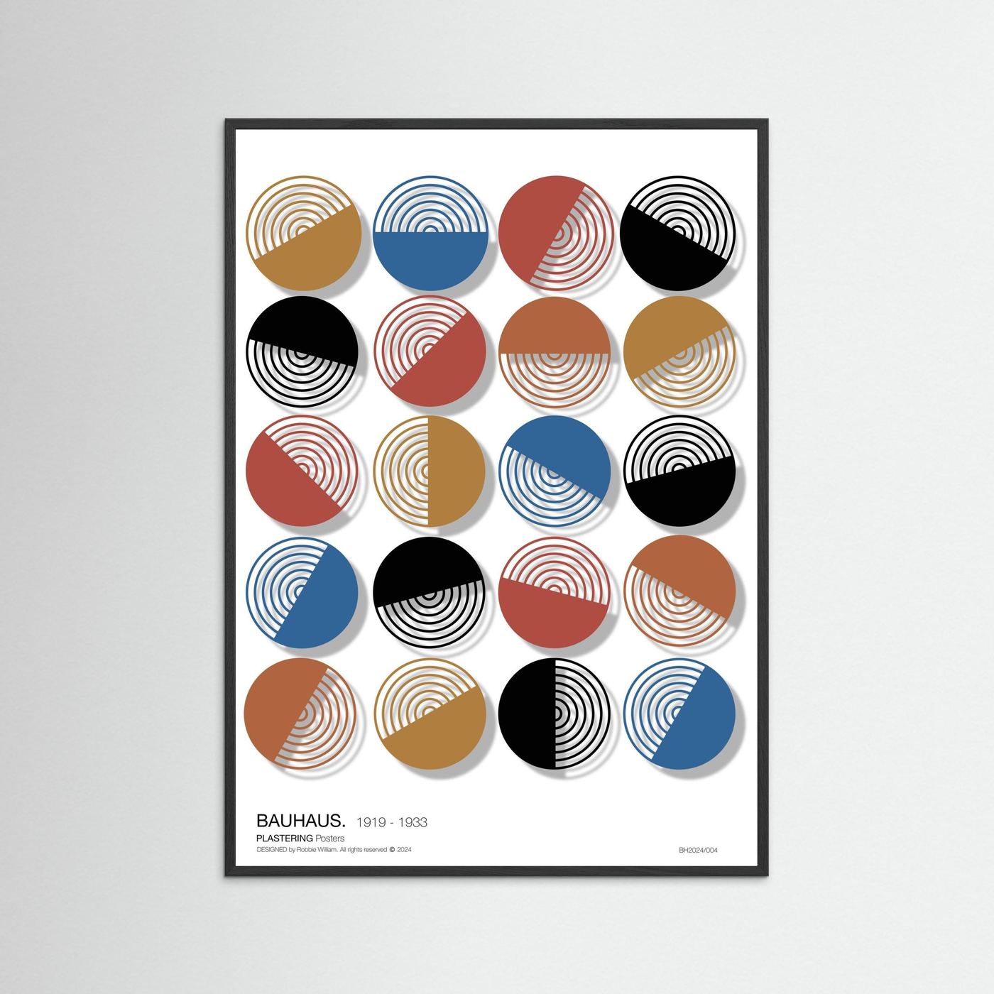 BAUHAUS 1919-1933 D001 V4 - PlasteringPosters.com | Fine Art Printed Posters