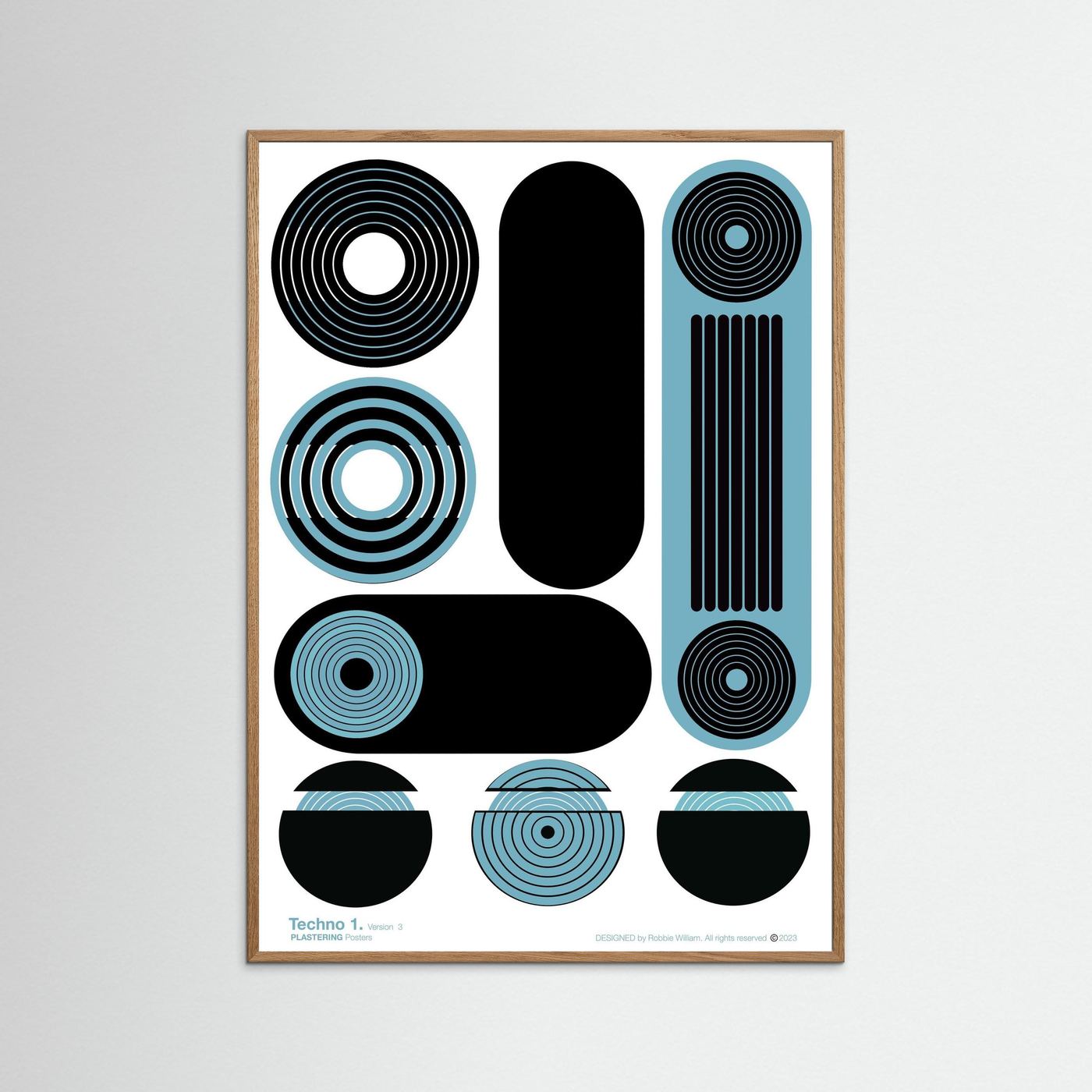 BAUHAUS 1919-1933 Techno 1 V3 - PlasteringPosters.com | Fine Art Printed Posters