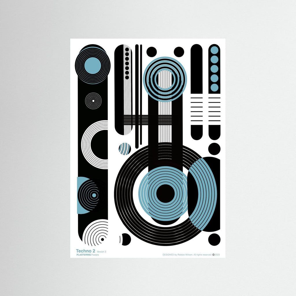 BAUHAUS 1919-1933 Techno 2 V3 - PlasteringPosters.com | Fine Art Printed Posters