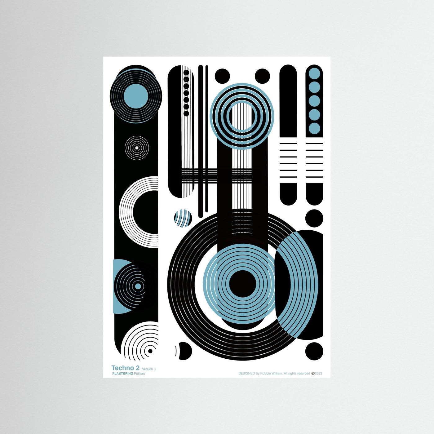 BAUHAUS 1919-1933 Techno 2 V3 - PlasteringPosters.com | Fine Art Printed Posters