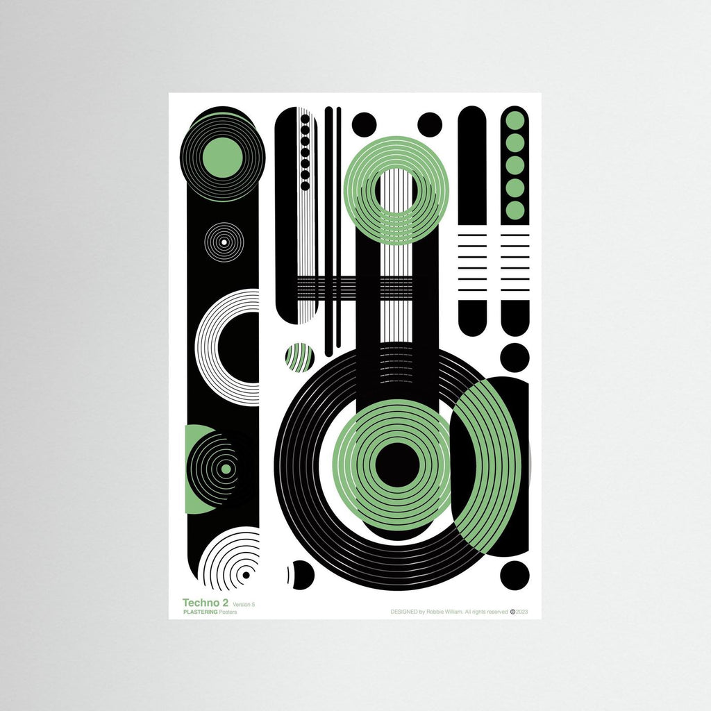 BAUHAUS 1919-1933 Techno 2 V5 - PlasteringPosters.com | Fine Art Printed Posters