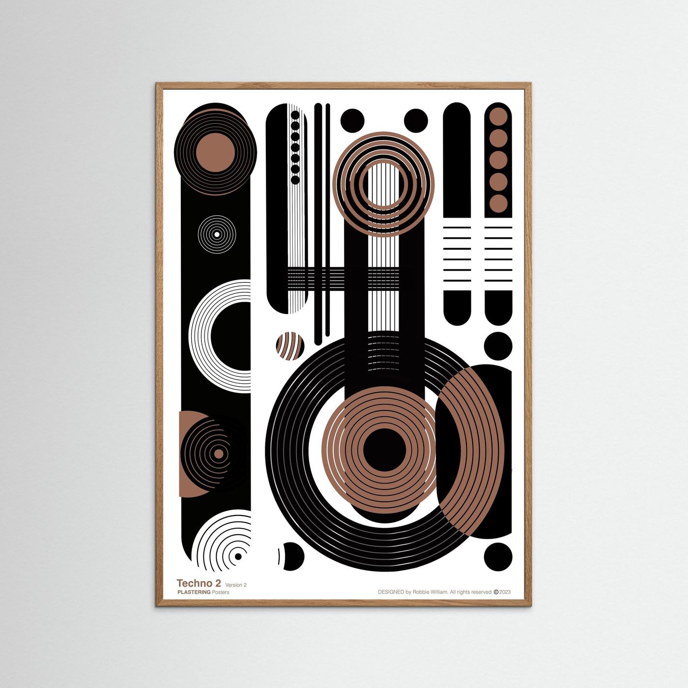 BAUHAUS 1919-1933 Techno 2 V2 - PlasteringPosters.com | Fine Art Printed Posters