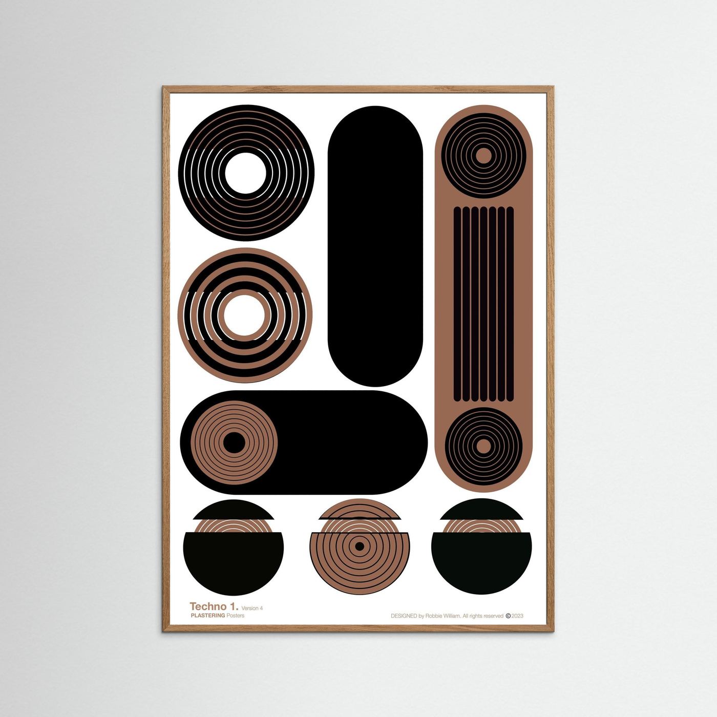 BAUHAUS 1919-1933 Techno 1 V4 - PlasteringPosters.com | Fine Art Printed Posters