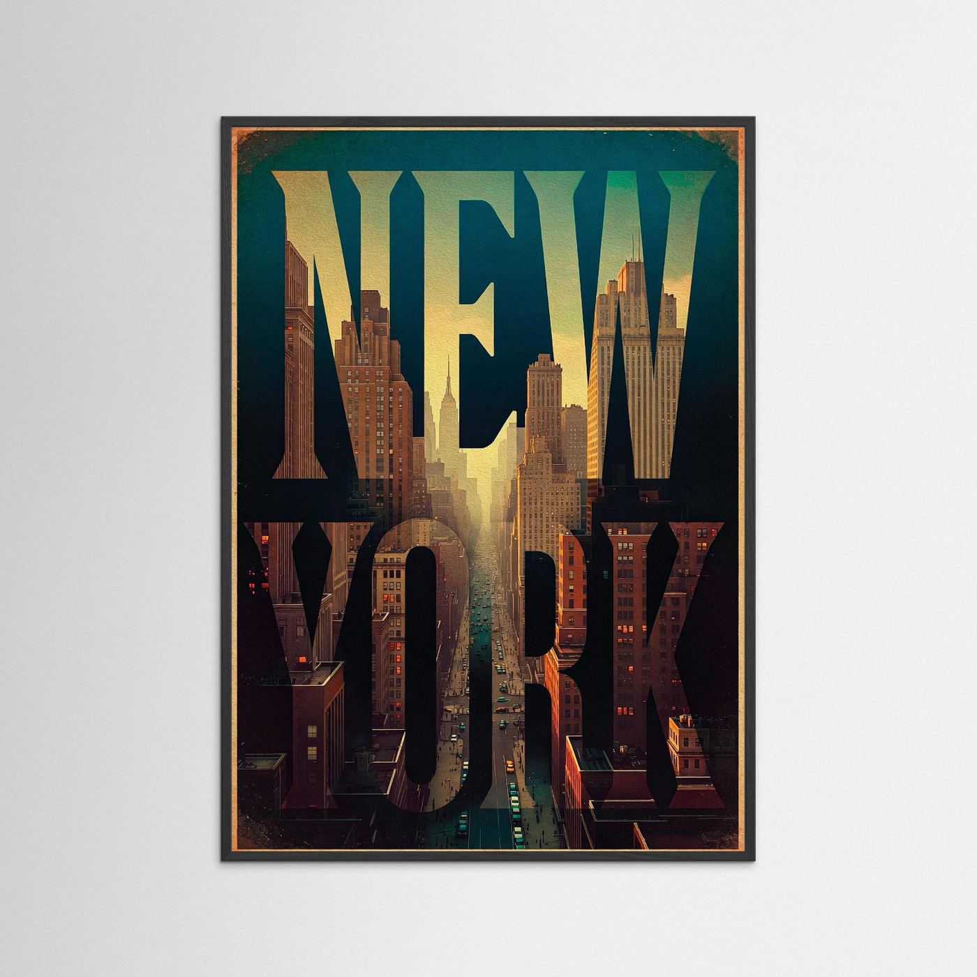 NEW YORK - Fine Art Printed Posters | PlasteringPosters.com