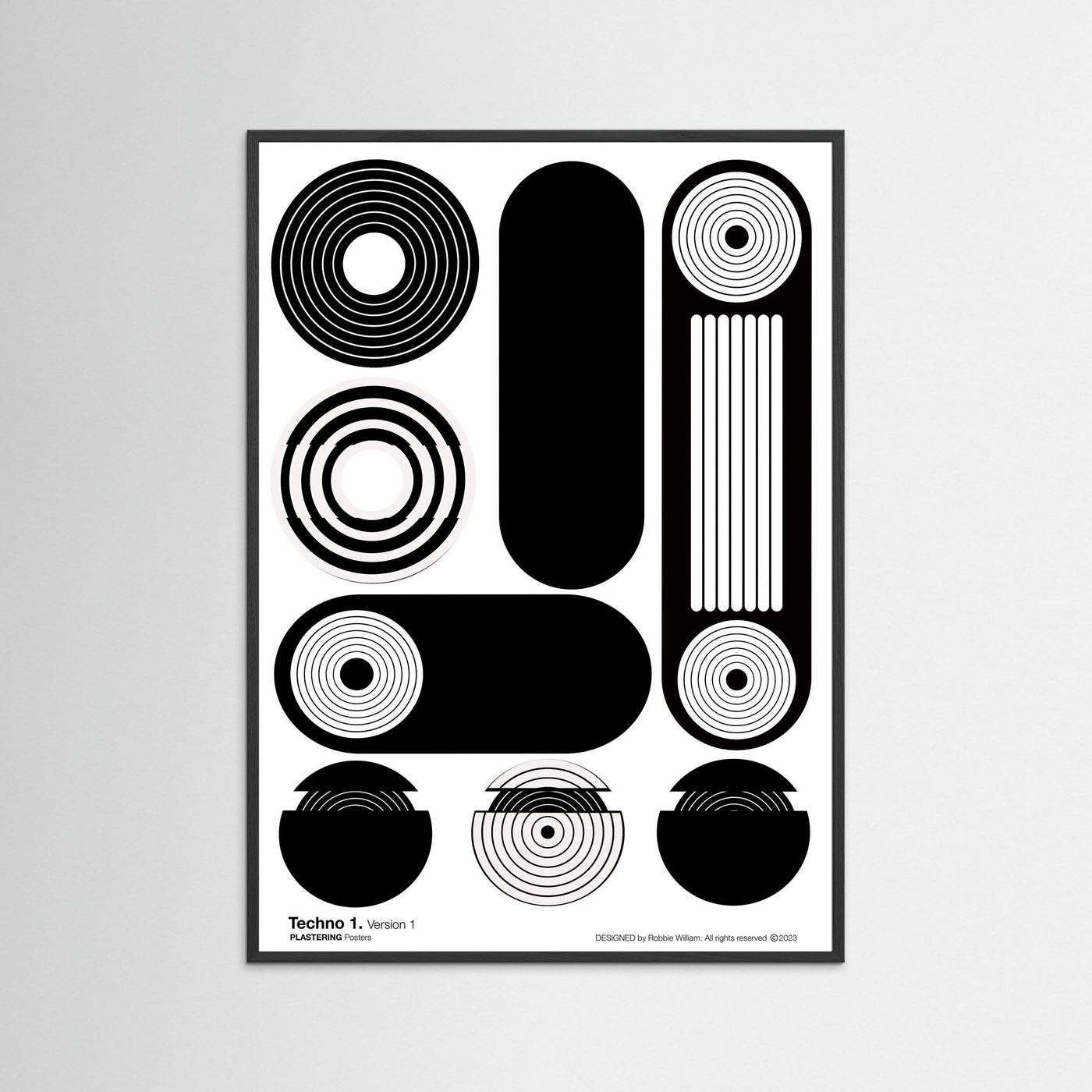 BAUHAUS 1919-1933 Techno 1 V1 - PlasteringPosters.com | Fine Art Printed Posters