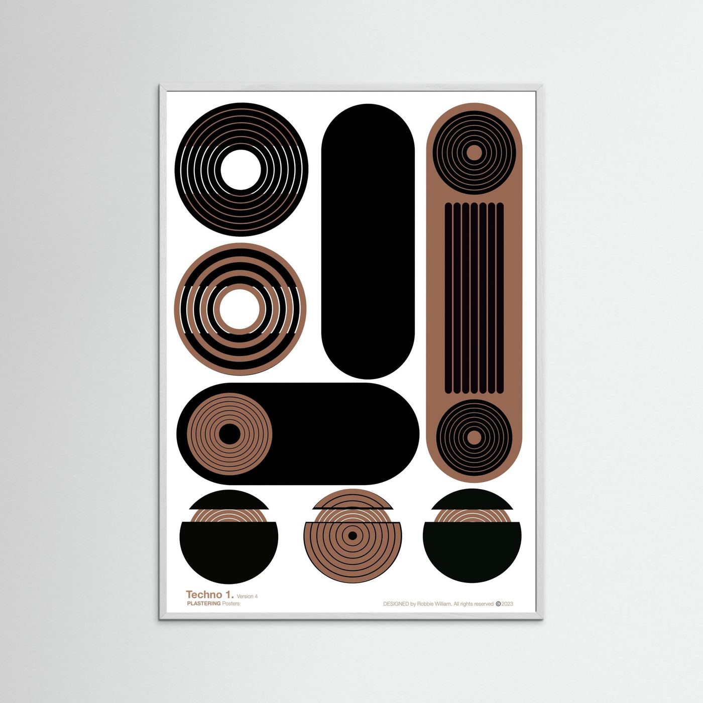 BAUHAUS 1919-1933 Techno 1 V4 - PlasteringPosters.com | Fine Art Printed Posters