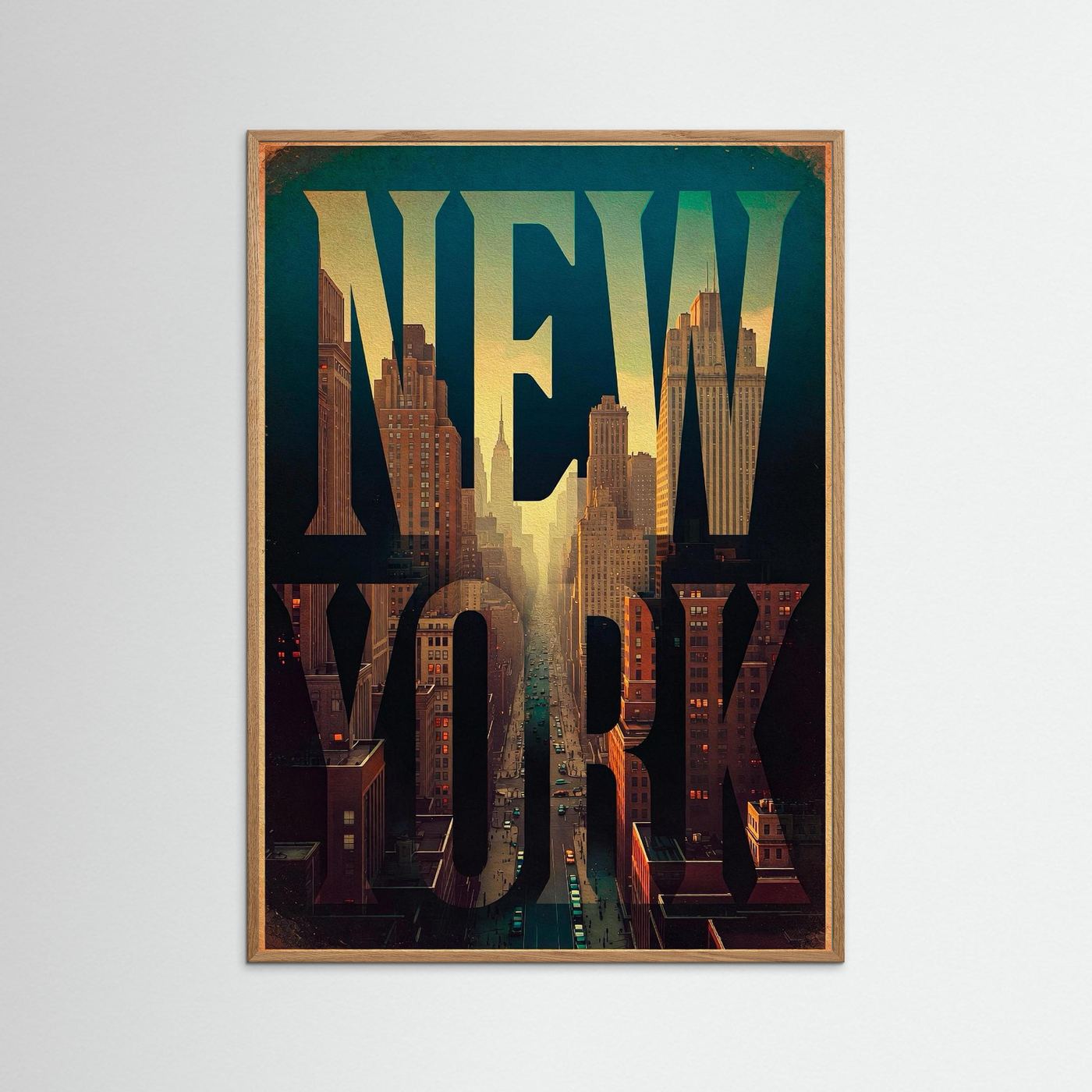 NEW YORK - Fine Art Printed Posters | PlasteringPosters.com