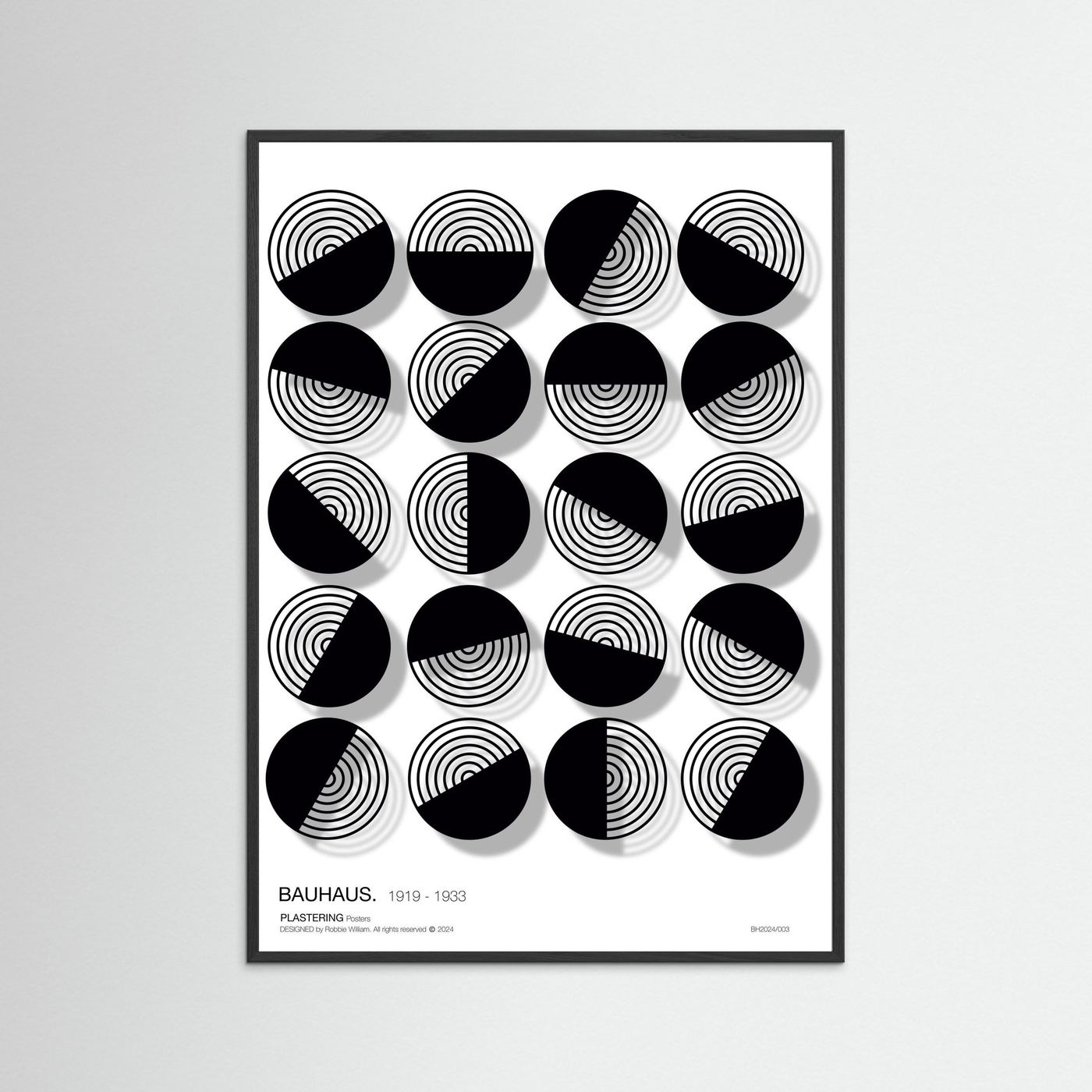 BAUHAUS 1919-1933 D001 V3 - PlasteringPosters.com | Fine Art Printed Posters