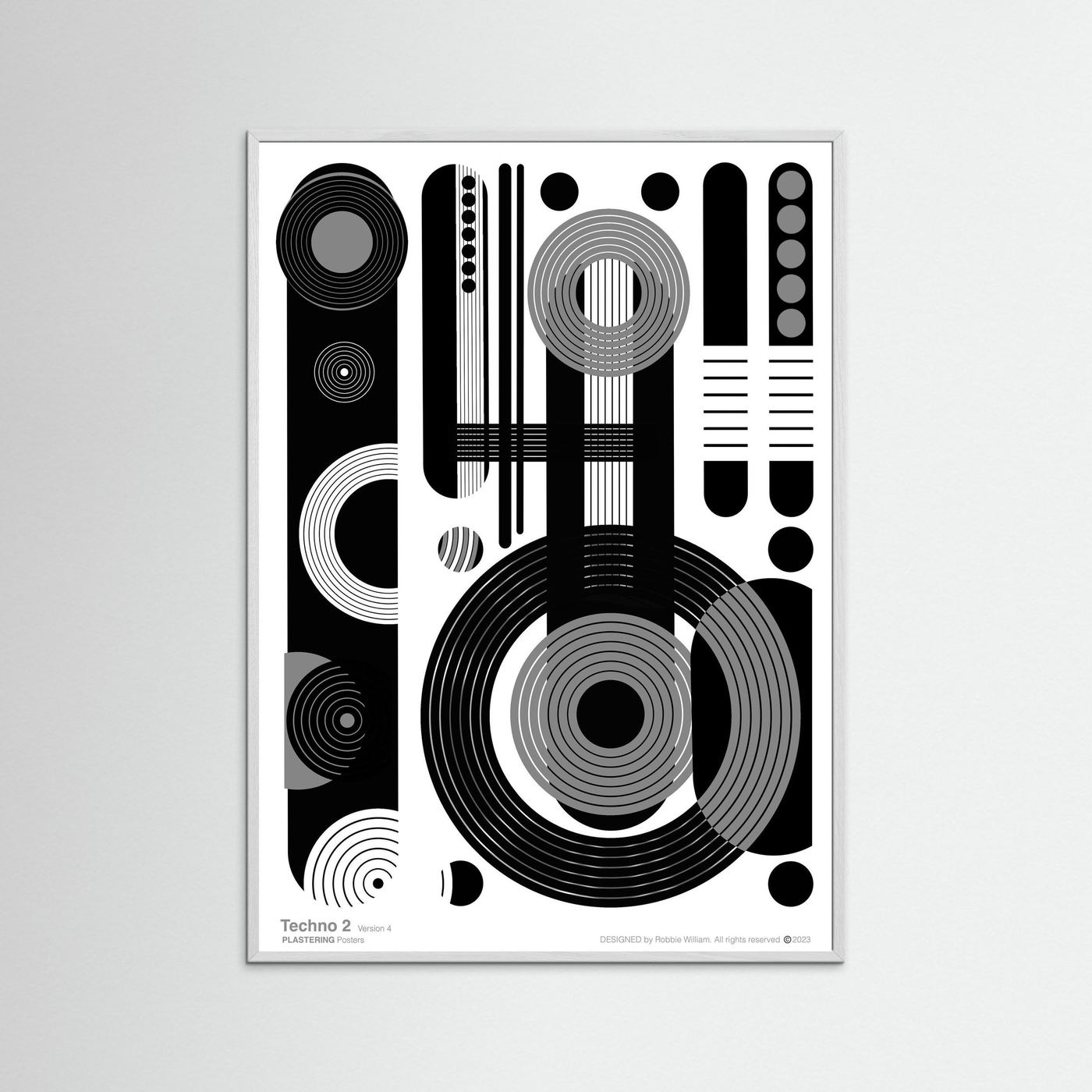 BAUHAUS 1919-1933 Techno 2 V4 - PlasteringPosters.com | Fine Art Printed Posters
