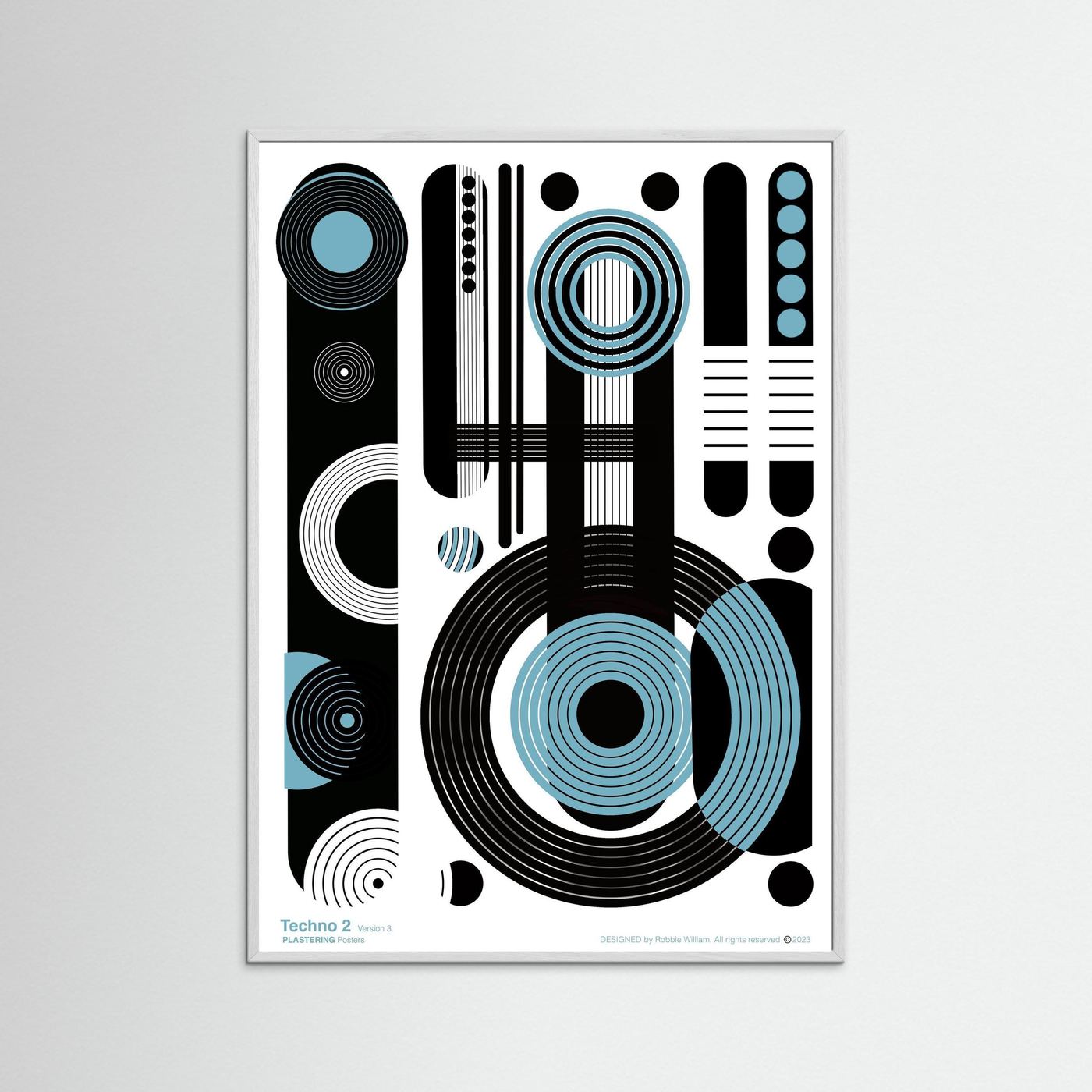 BAUHAUS 1919-1933 Techno 2 V3 - PlasteringPosters.com | Fine Art Printed Posters