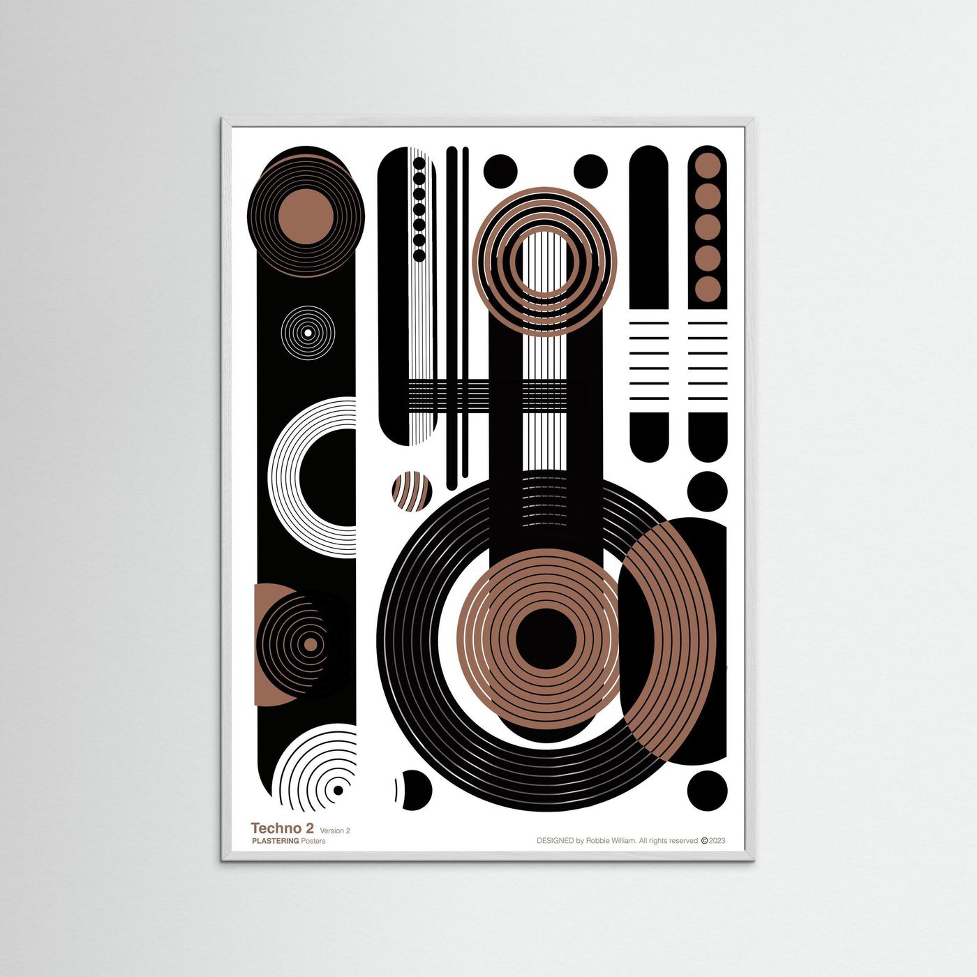 BAUHAUS 1919-1933 Techno 2 V2 - PlasteringPosters.com | Fine Art Printed Posters