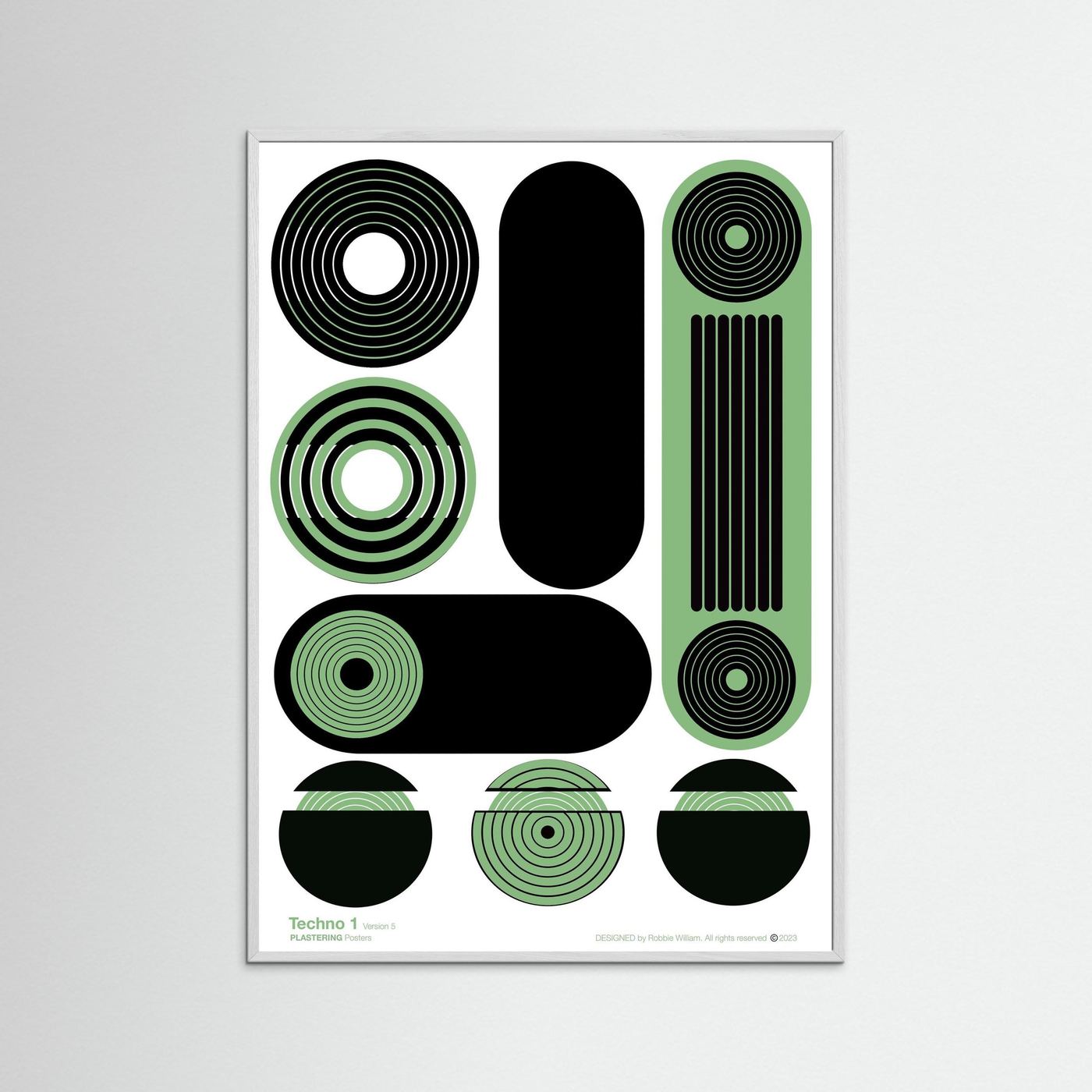 BAUHAUS 1919-1933 Techno 1 V5 - PlasteringPosters.com | Fine Art Printed Posters