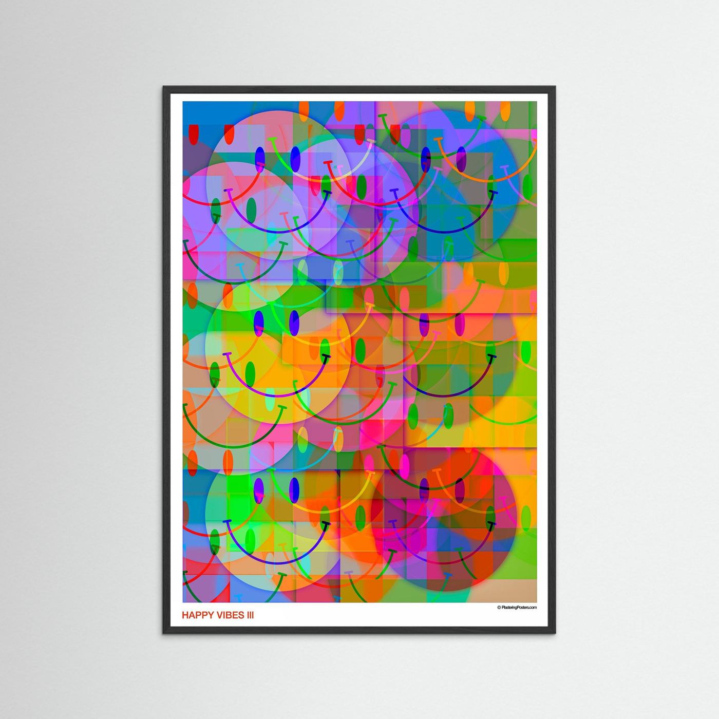 HAPPY VIBES III - PlasteringPosters.com | Fine Art Printed Posters