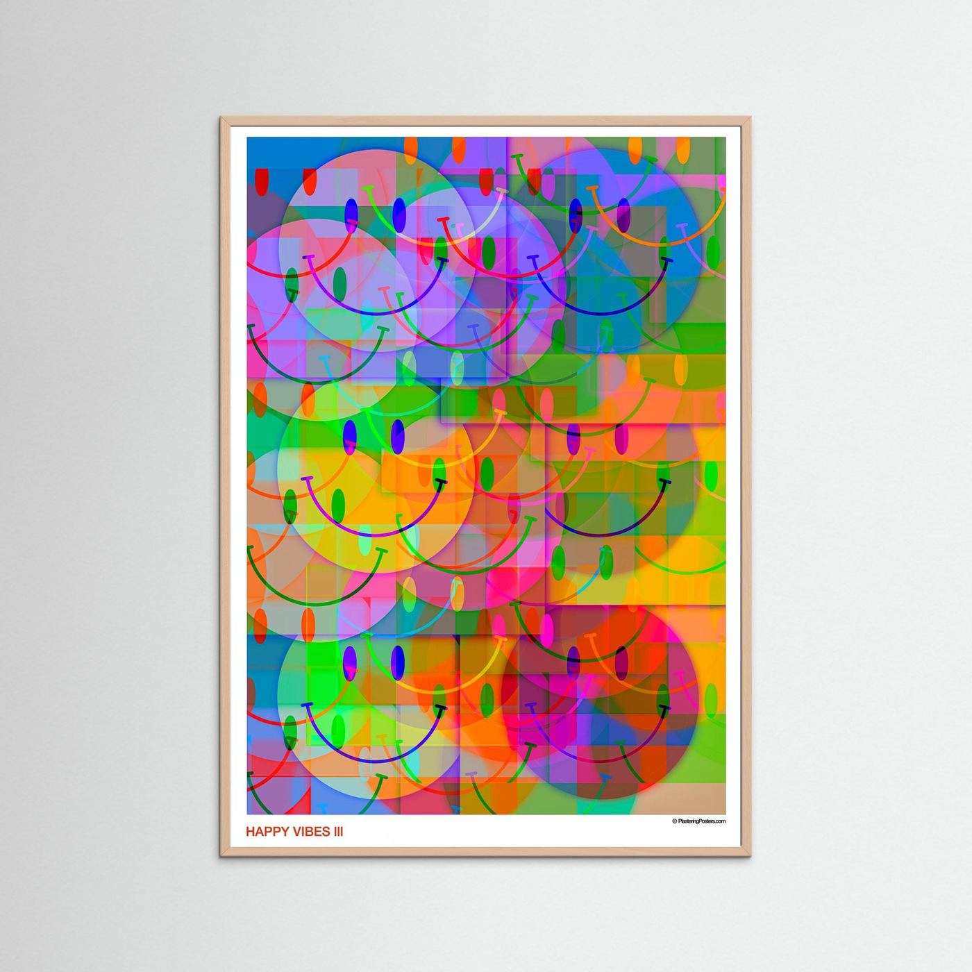 HAPPY VIBES III - PlasteringPosters.com | Fine Art Printed Posters