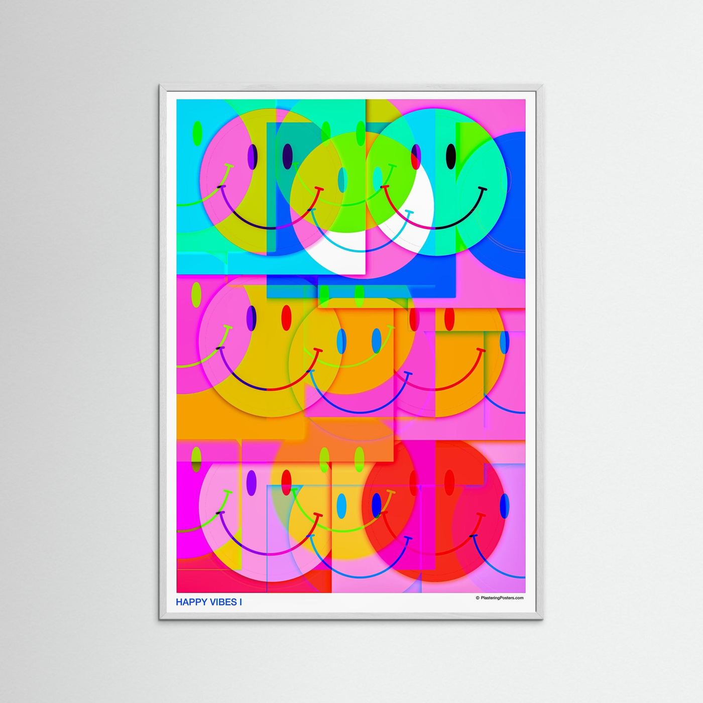 HAPPY VIBES I - PlasteringPosters.com | Fine Art Printed Poster