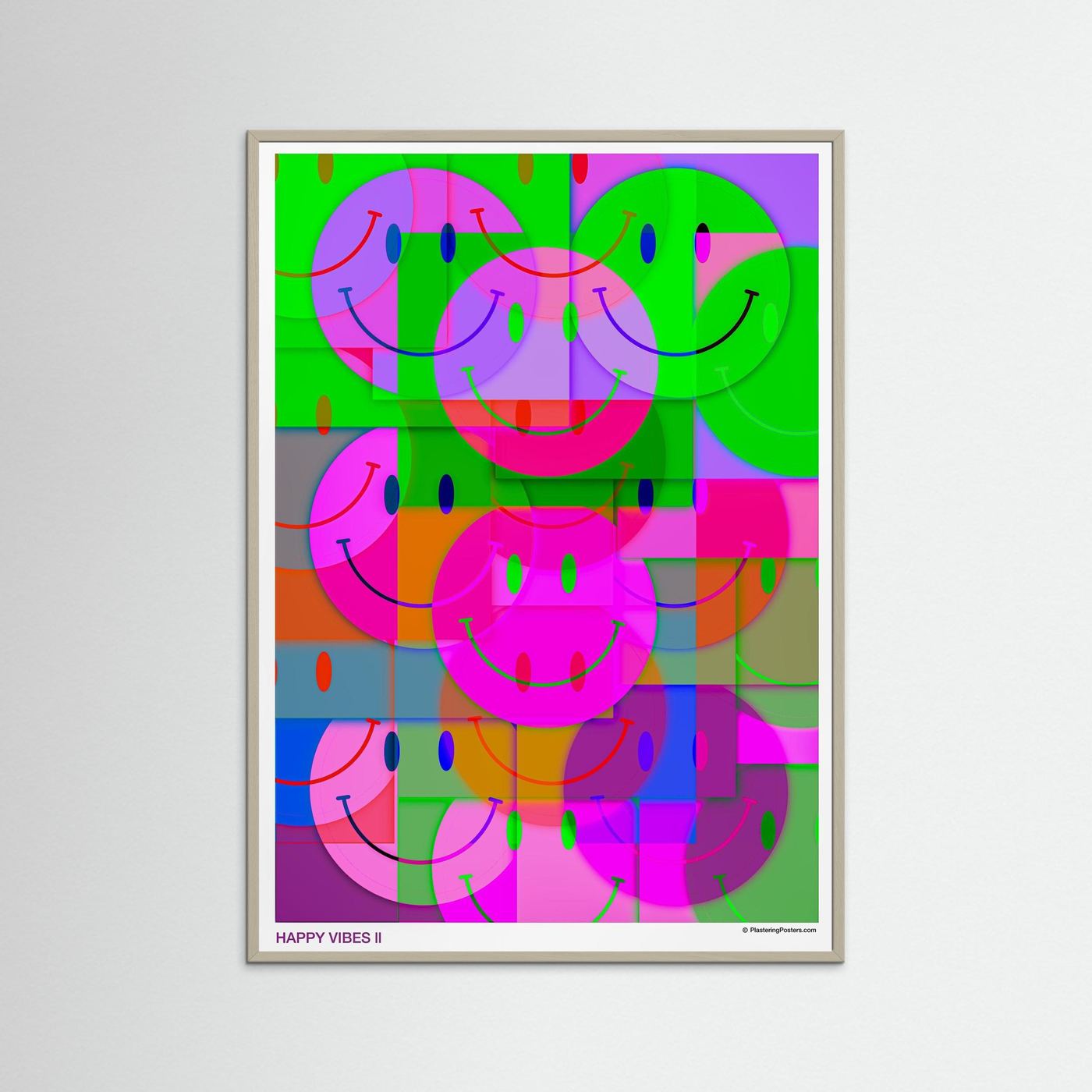 HAPPY VIBES II - PlasteringPosters.com | Fine Art Printed Poster
