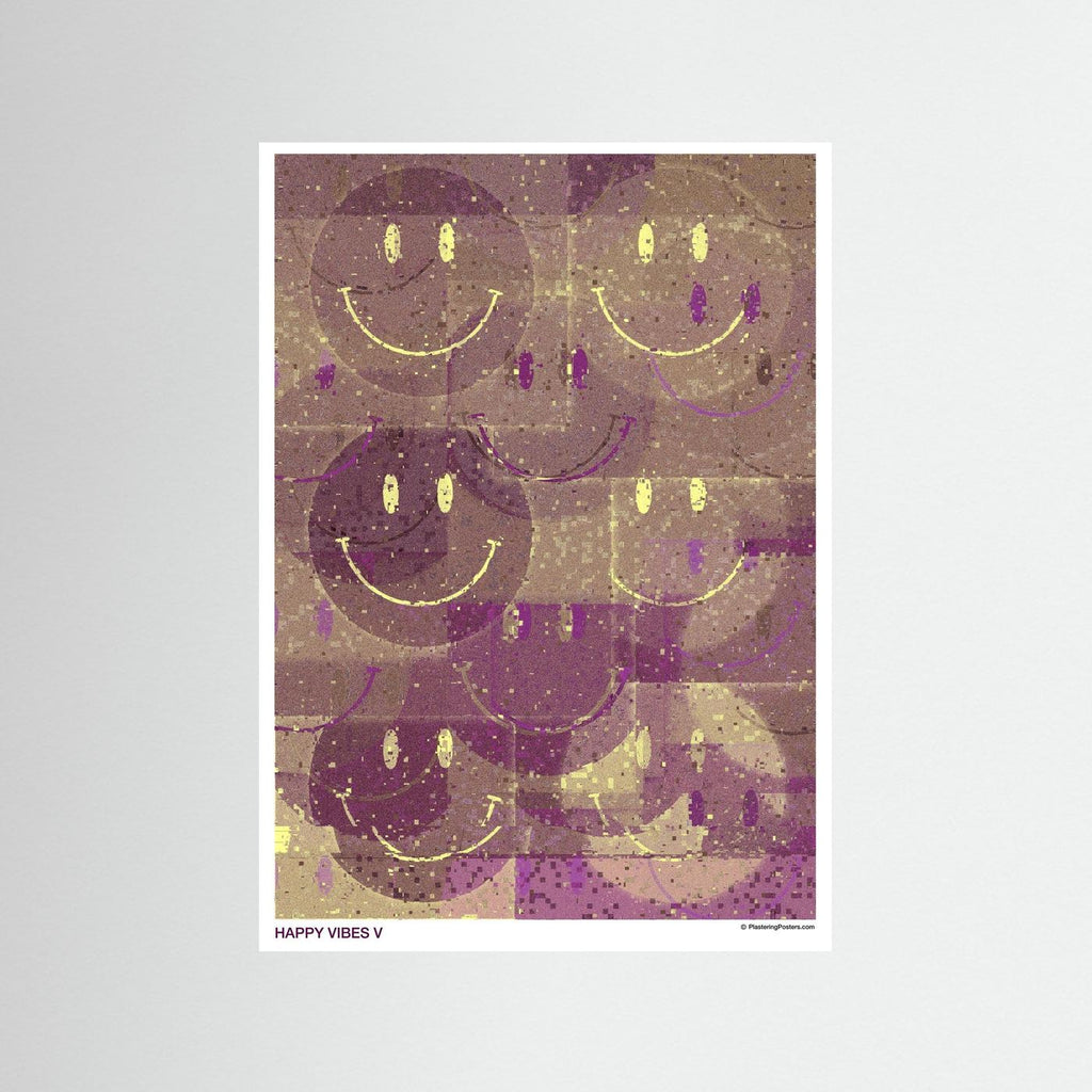HAPPY VIBES V - PlasteringPosters.com | Fine Art Printed Poster