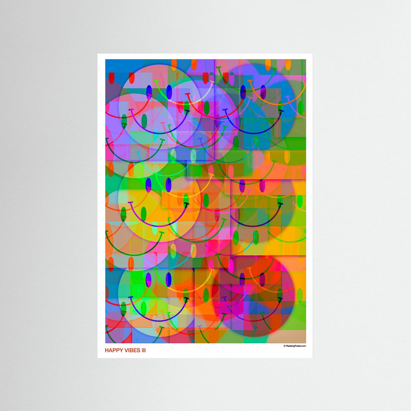 HAPPY VIBES III - PlasteringPosters.com | Fine Art Printed Posters