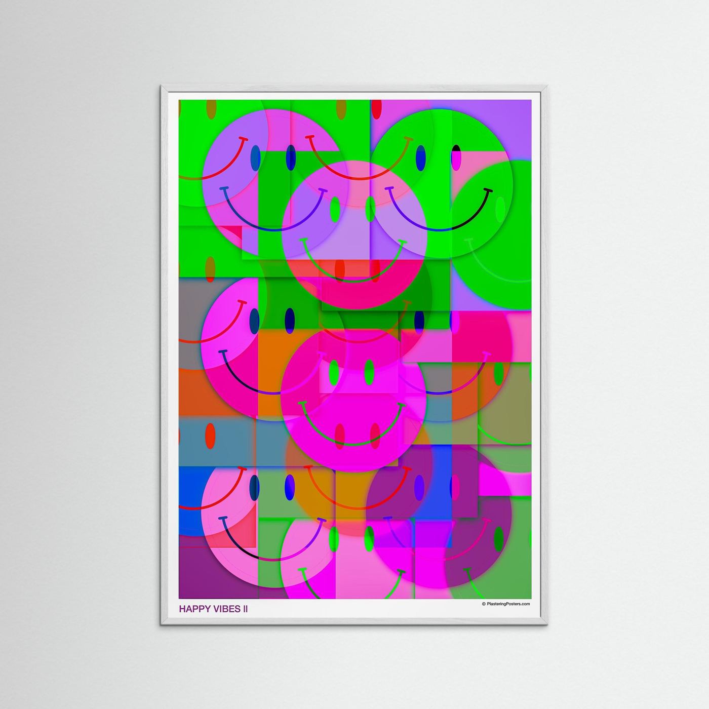 HAPPY VIBES II - PlasteringPosters.com | Fine Art Printed Poster