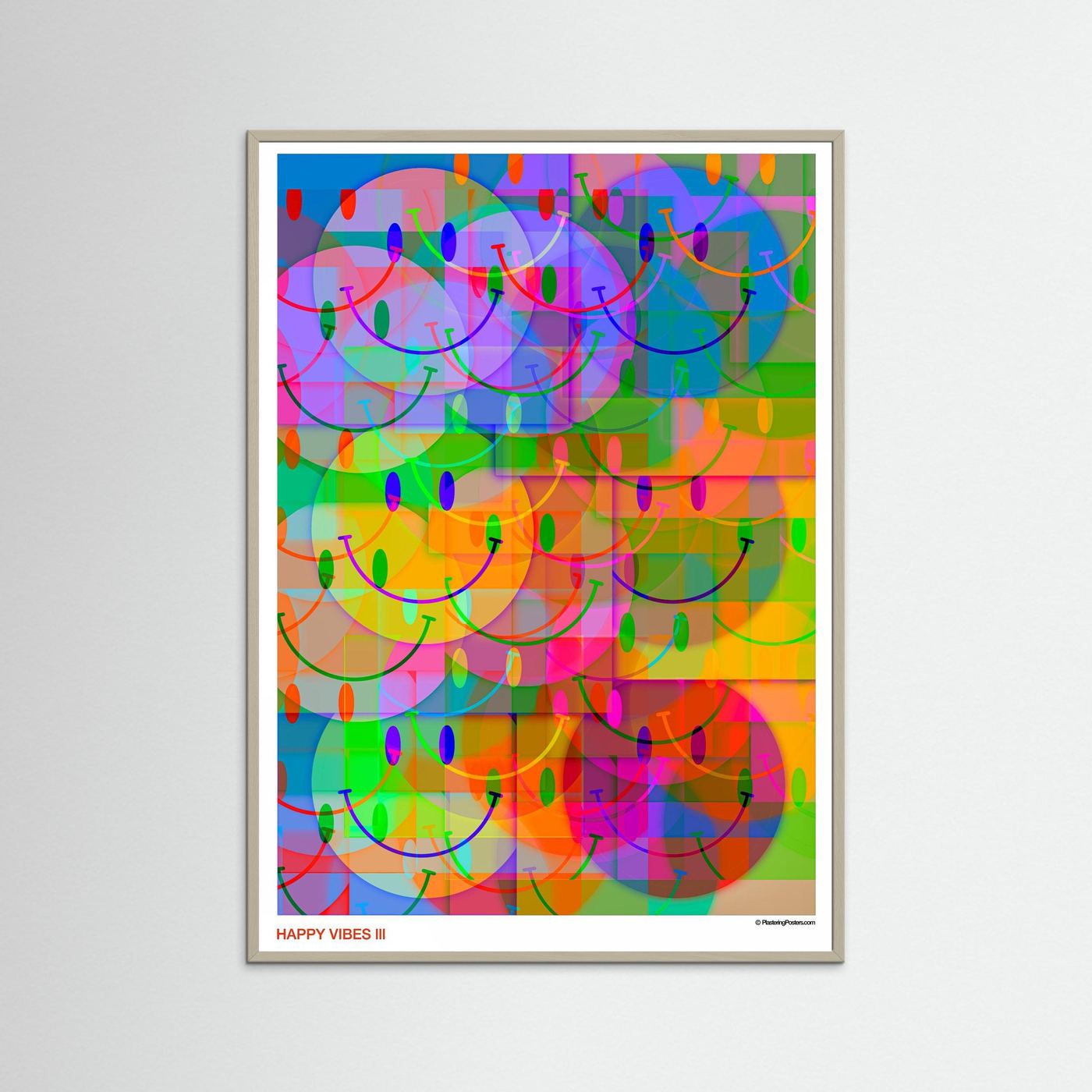 HAPPY VIBES III - PlasteringPosters.com | Fine Art Printed Posters